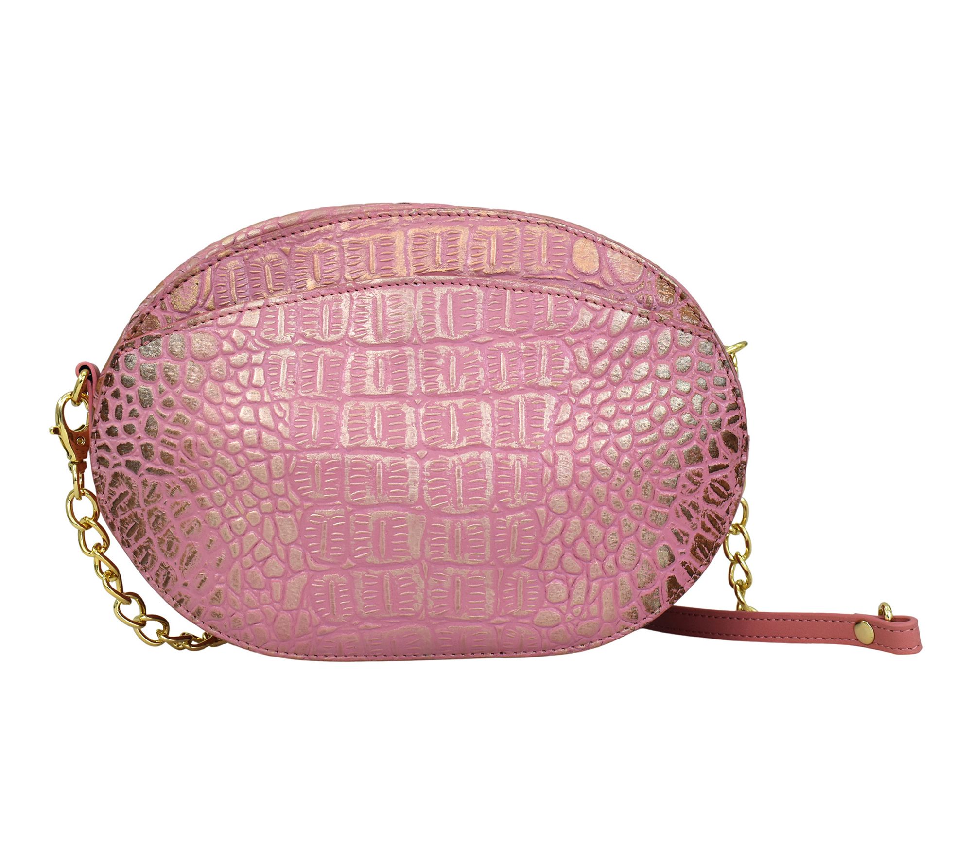 Anushcka Painted Leather Crossbody Bag