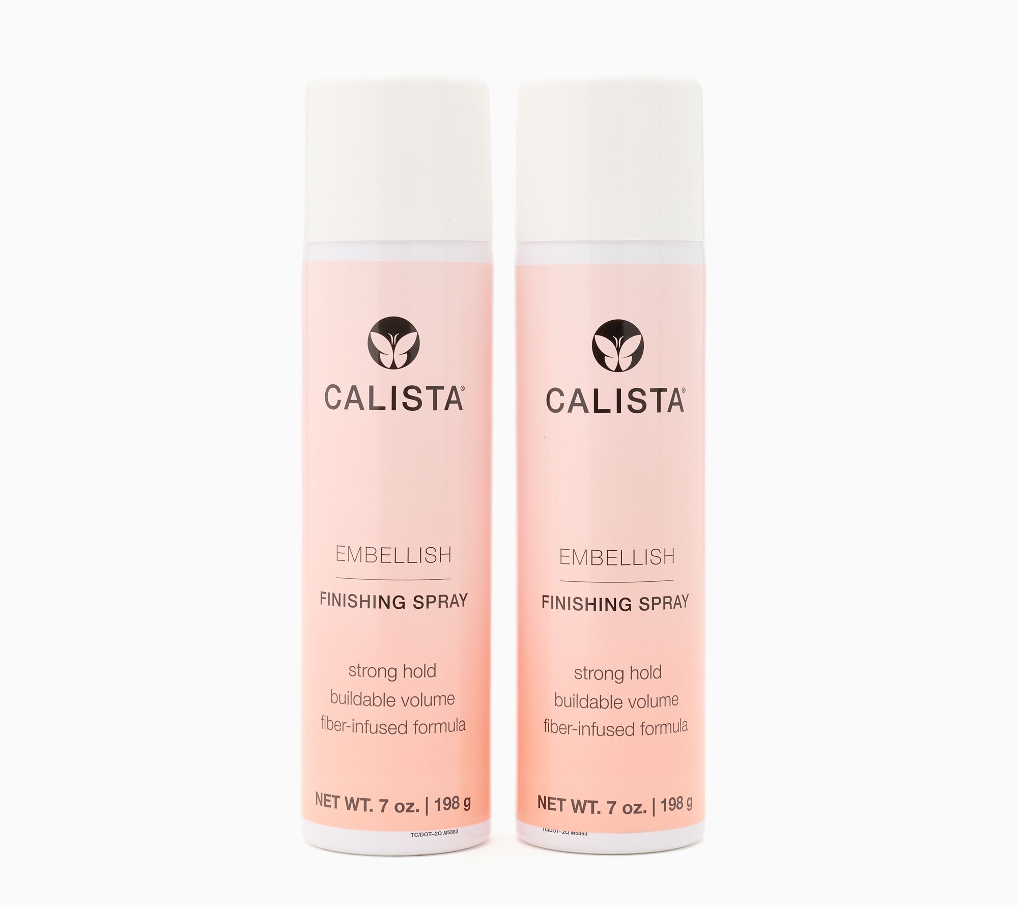Calista Embellish Finishing Hairspray 7oz Duo