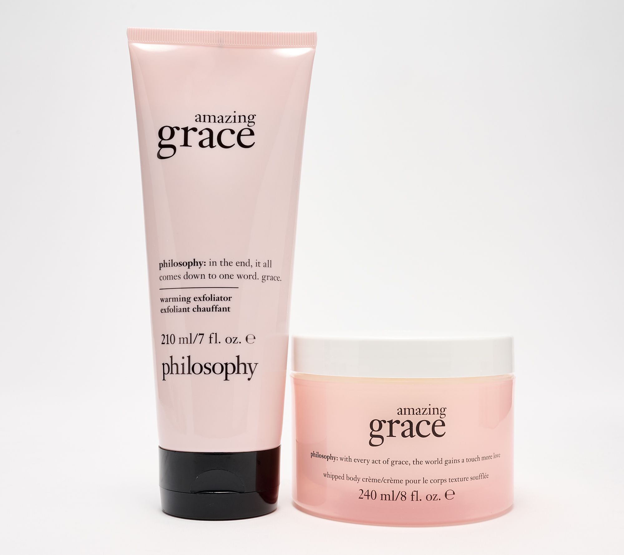 philosophy gracefully exfoliate and hydrate body care 2pc set