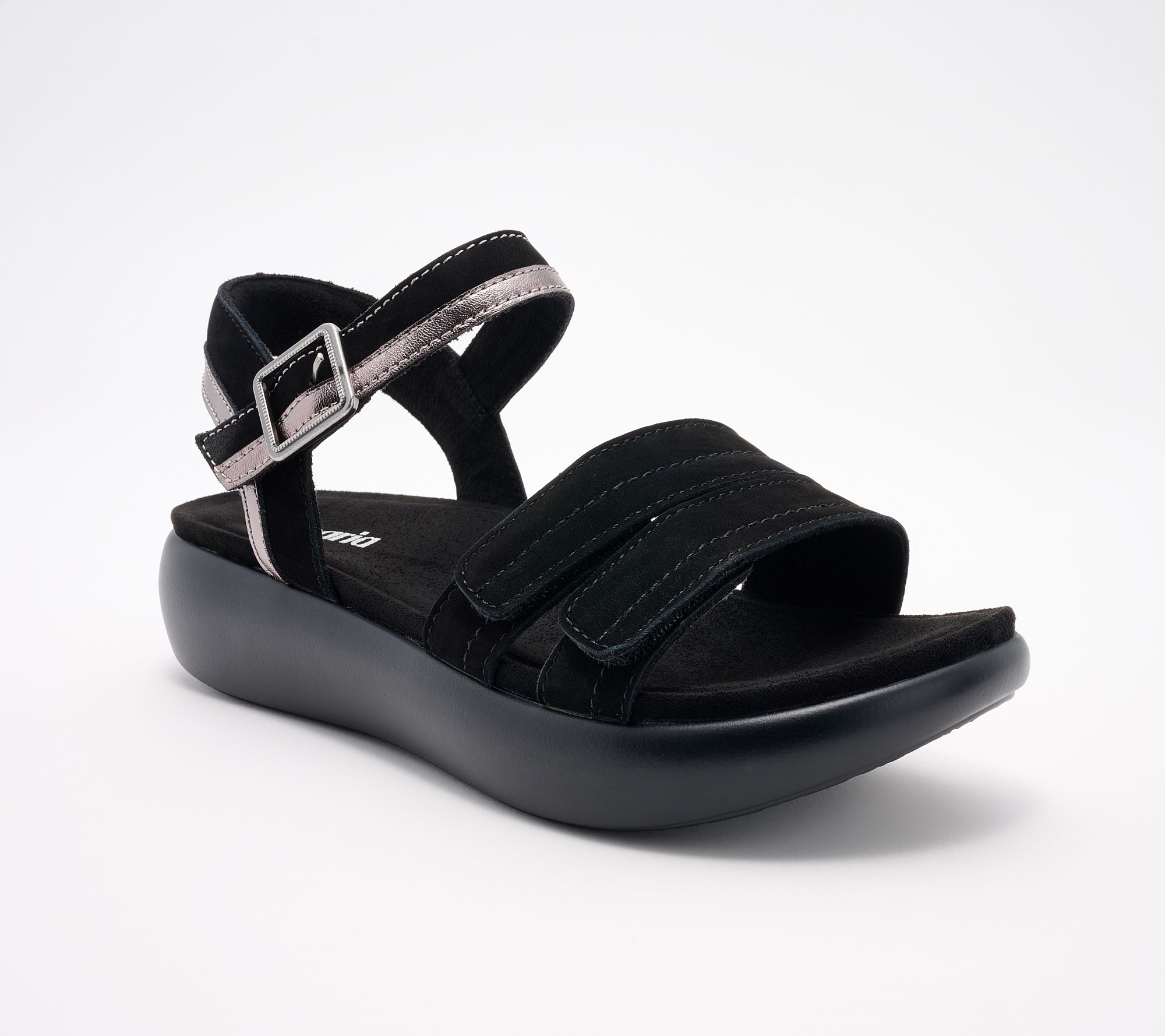 Alegria Leather Adjustable Sandals - Blinda