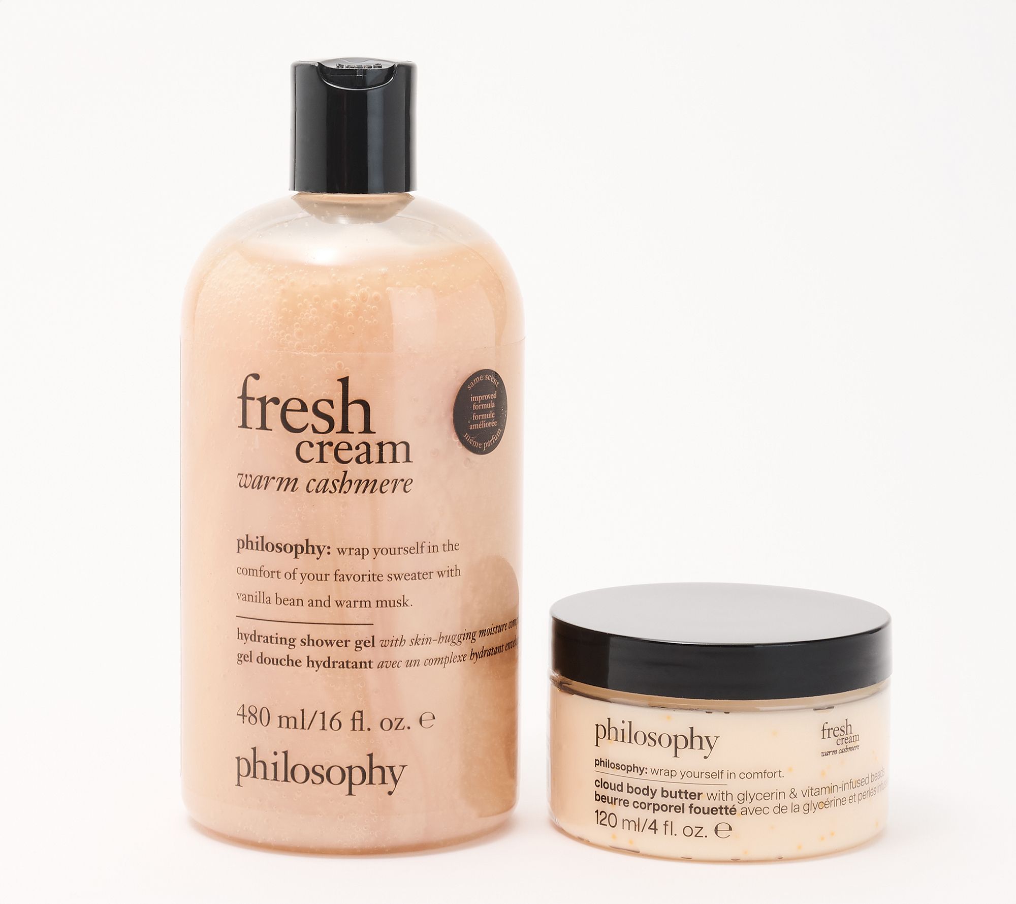  philosophy 16oz refreshing shower gel & 4oz cloud body butter