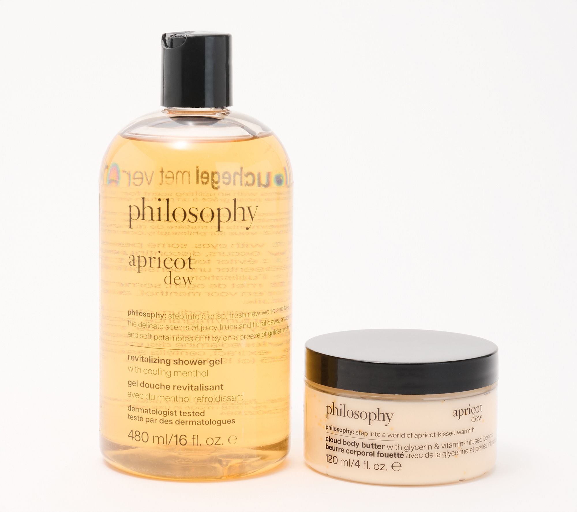 philosophy refreshing shower gel 16oz & cloud butter 4oz