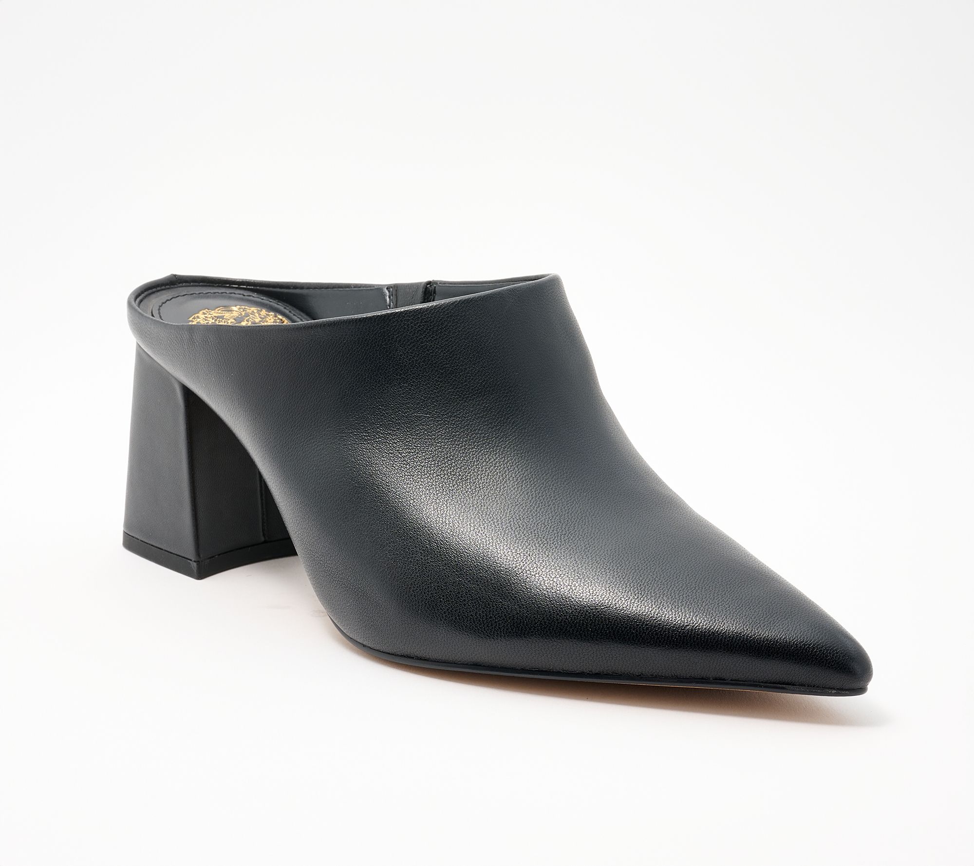 Vince Camuto Leather or Suede Heeled Mules - Salita