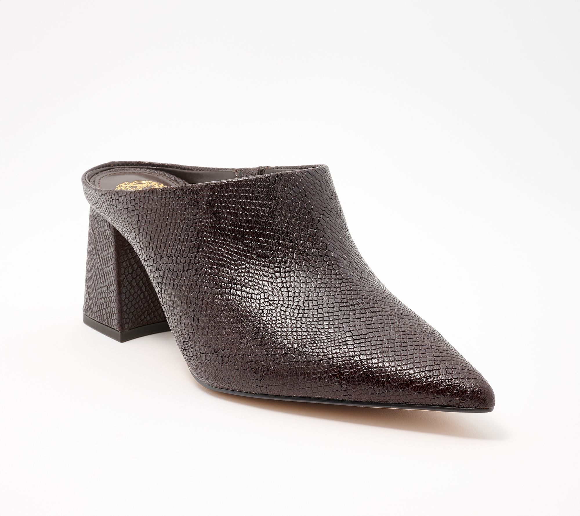 Vince Camuto Leather or Suede Heeled Mules - Salita