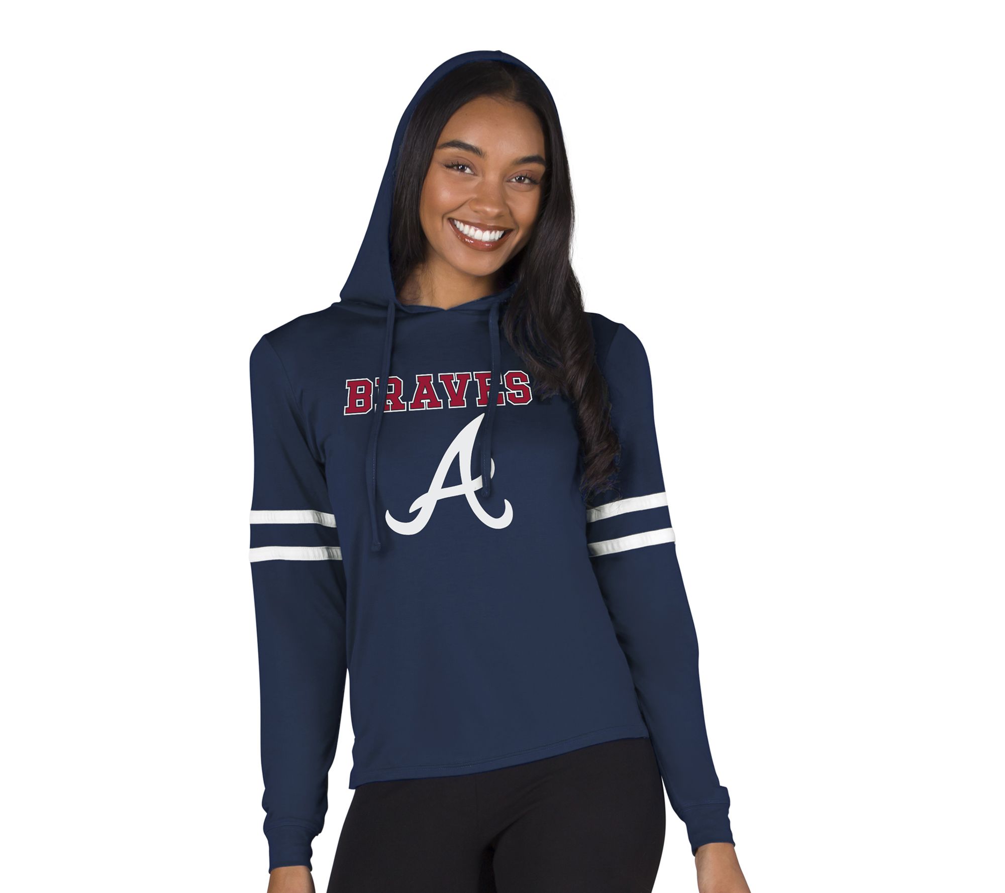Concepts Sport Ladies Marathon MLB Long SleeveHoodie