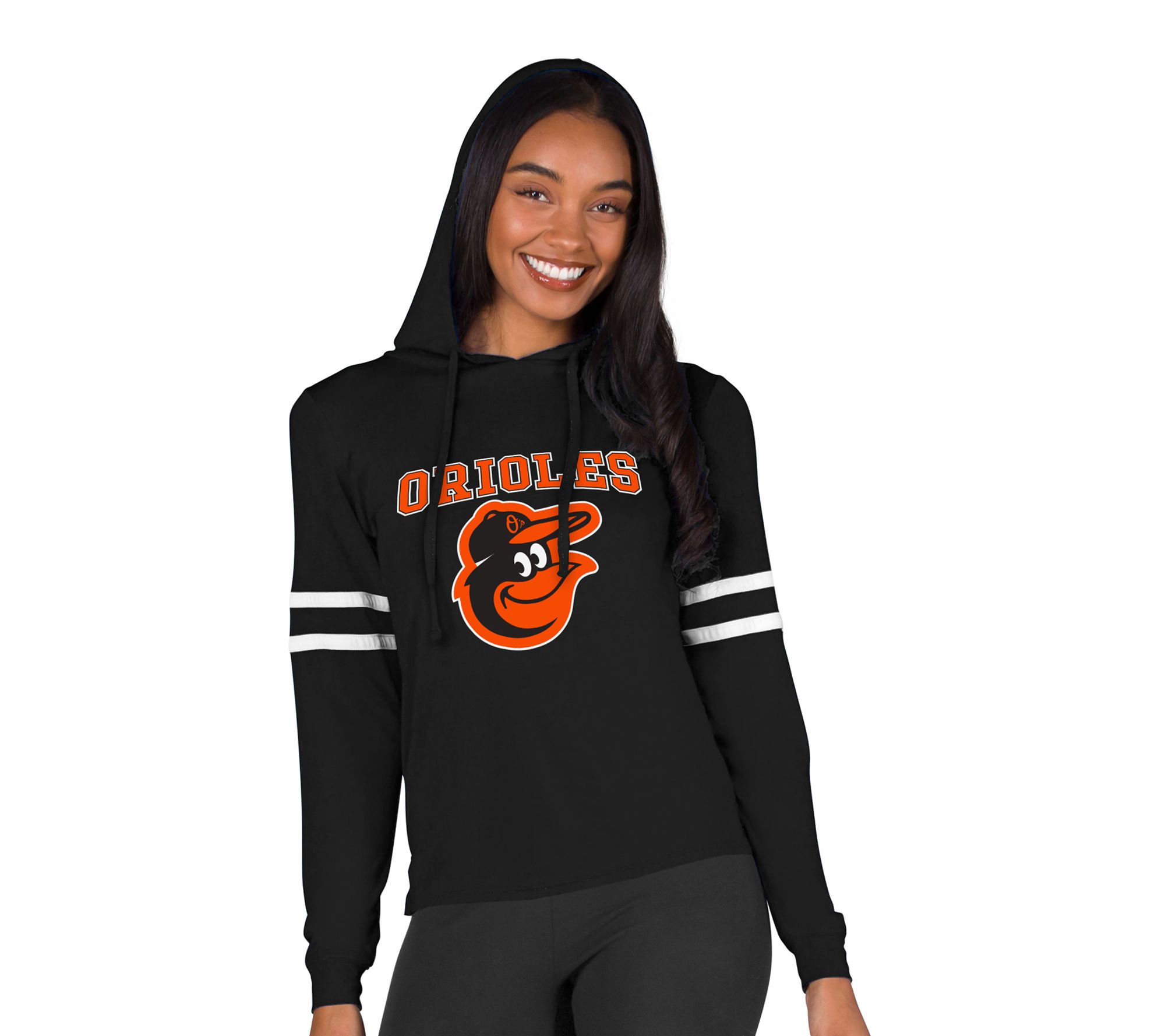 Concepts Sport Ladies Marathon MLB Long SleeveHoodie