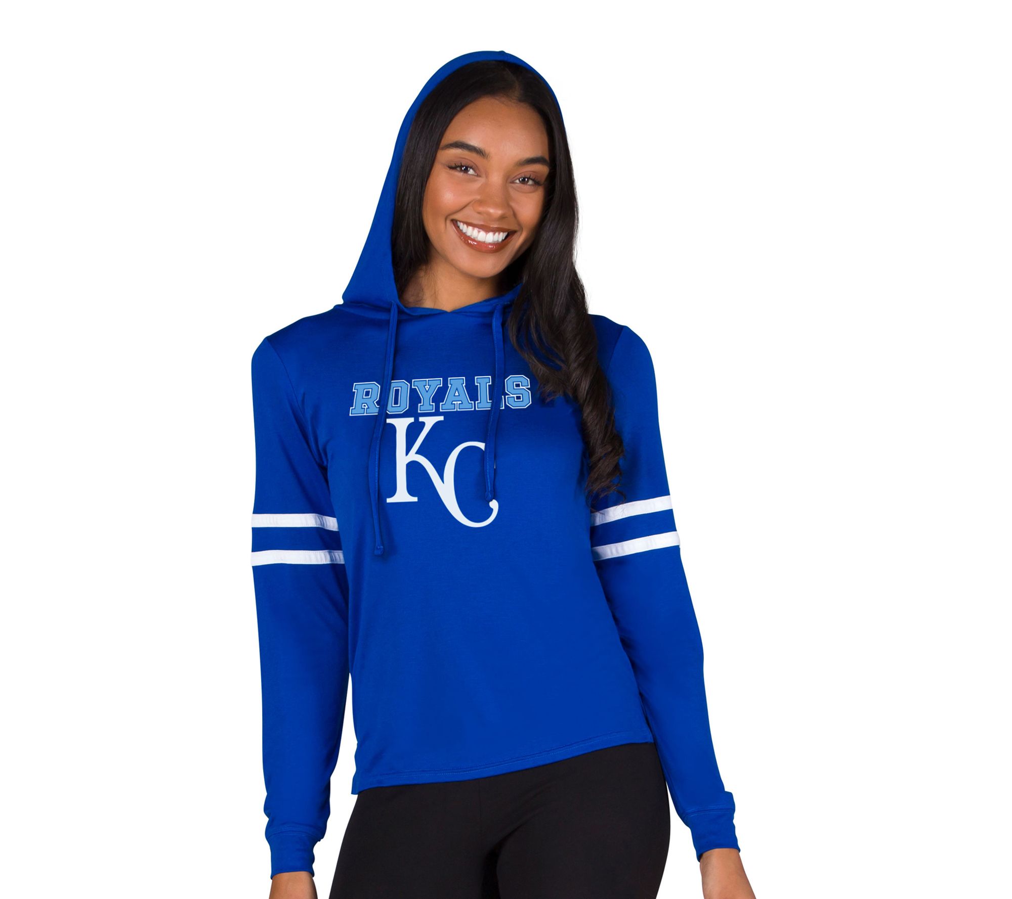 Concepts Sport Ladies Marathon MLB Long SleeveHoodie