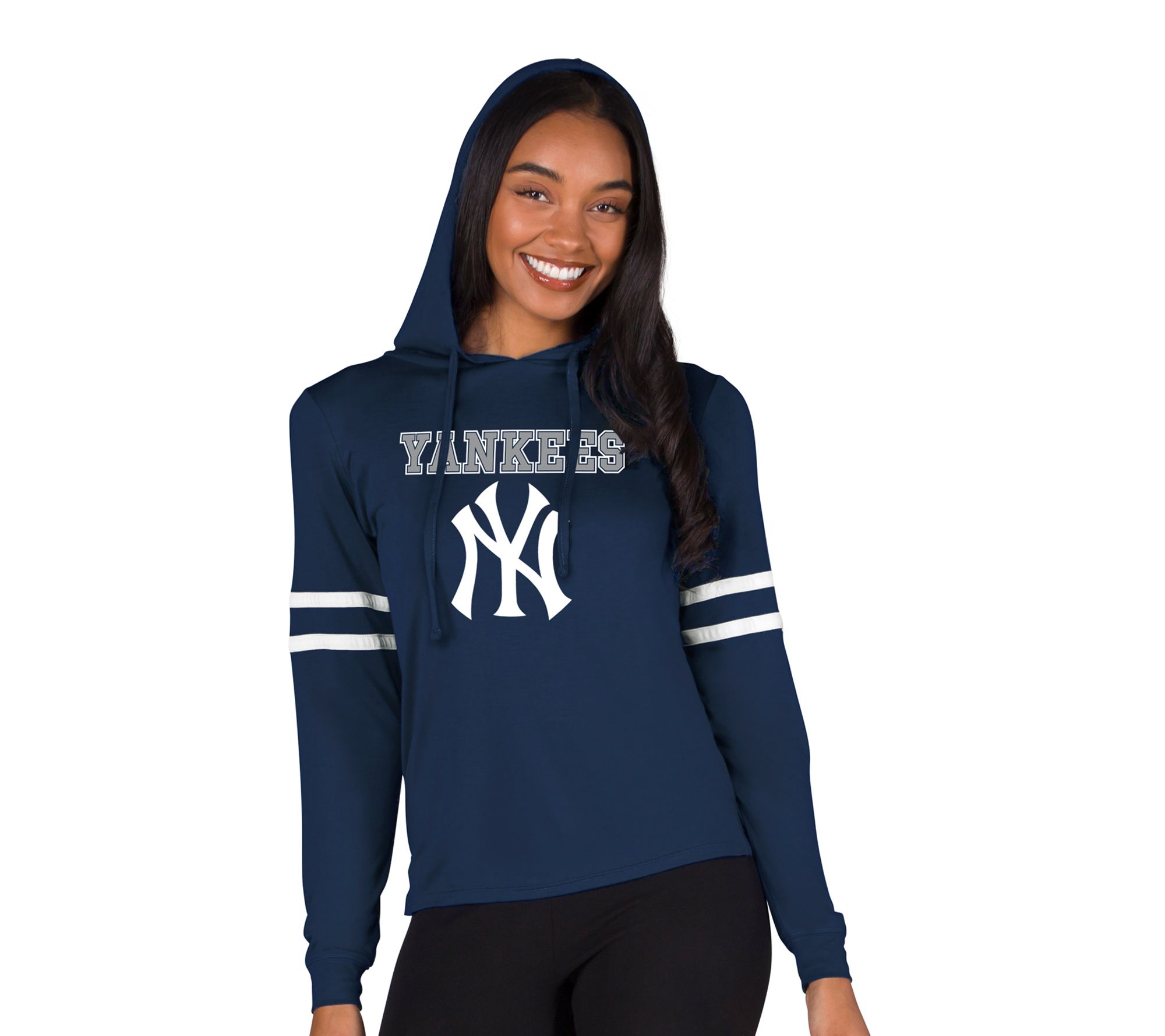 Concepts Sport Ladies Marathon MLB Long SleeveHoodie