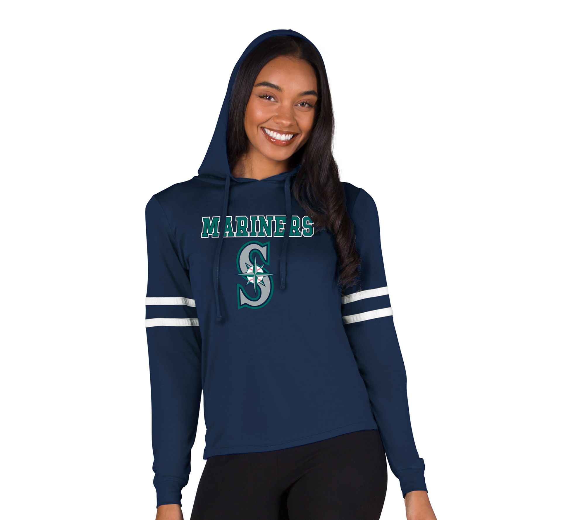 Concepts Sport Ladies Marathon MLB Long SleeveHoodie