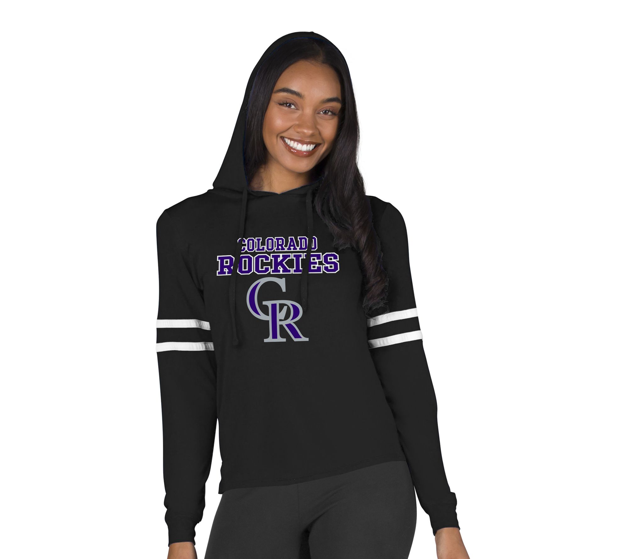 Concepts Sport Ladies Marathon MLB Long SleeveHoodie