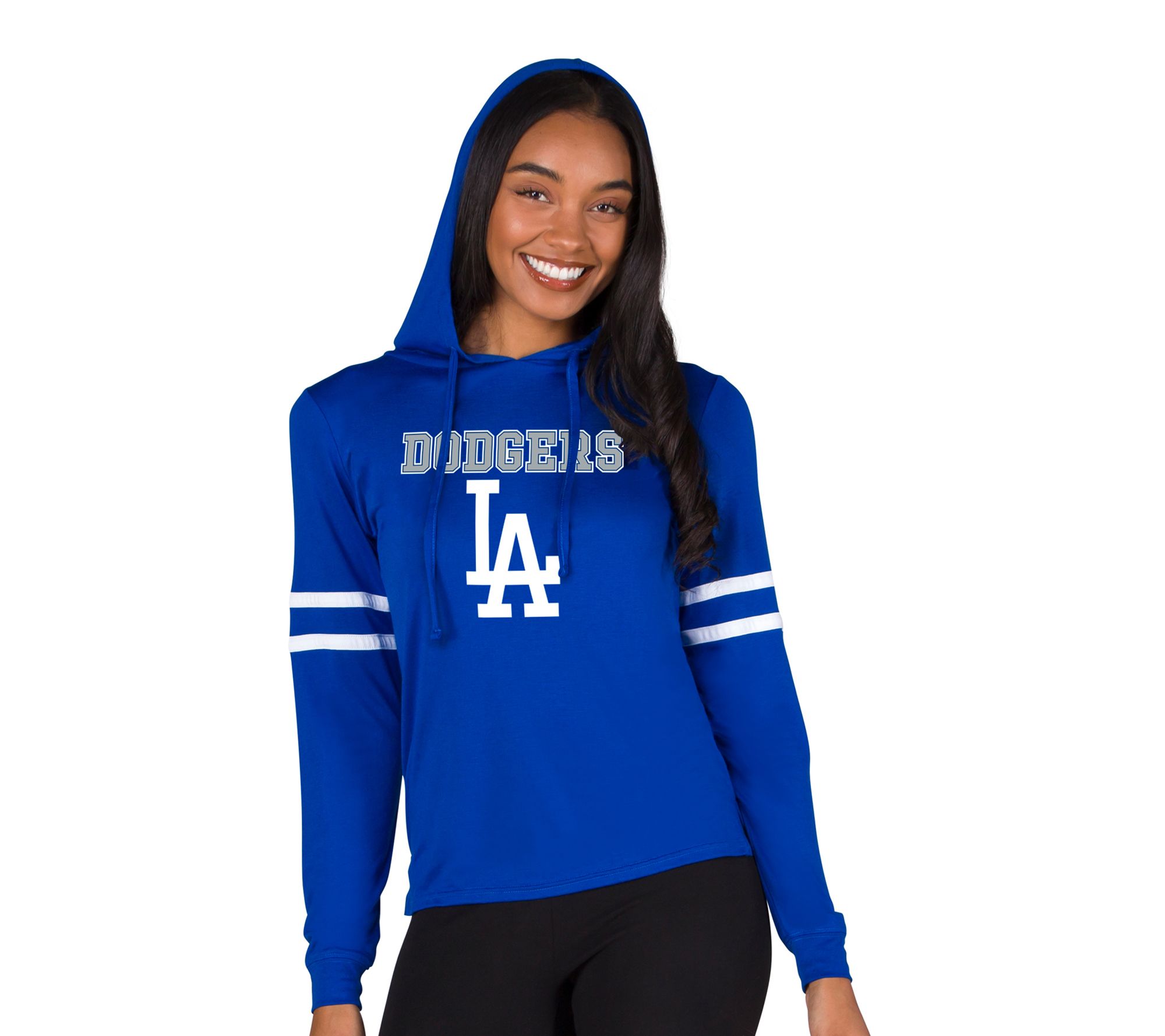 Concepts Sport Ladies Marathon MLB Long SleeveHoodie