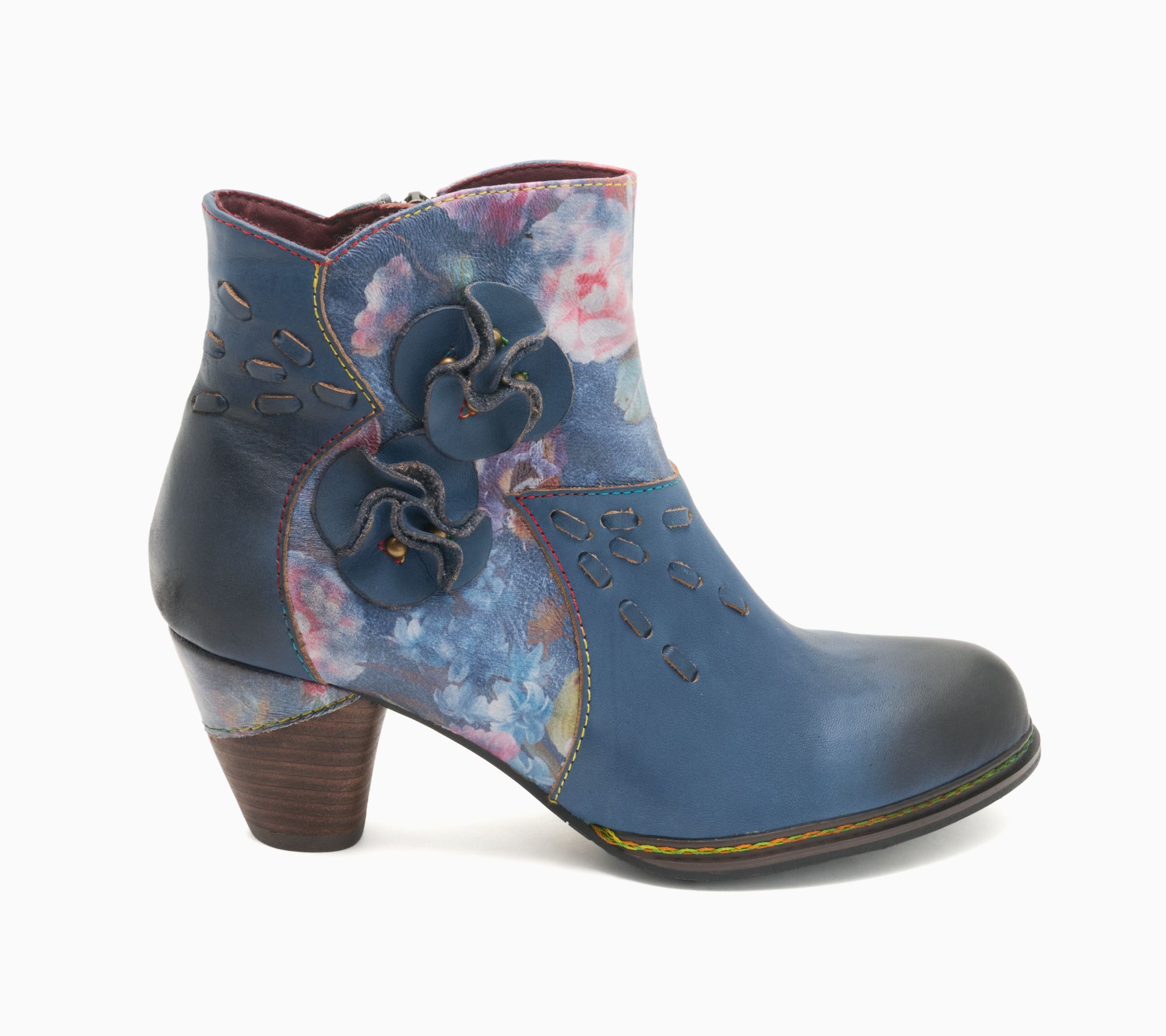L'Artiste by Spring Step Leather Heeled Boot - MyNewFave | QVC