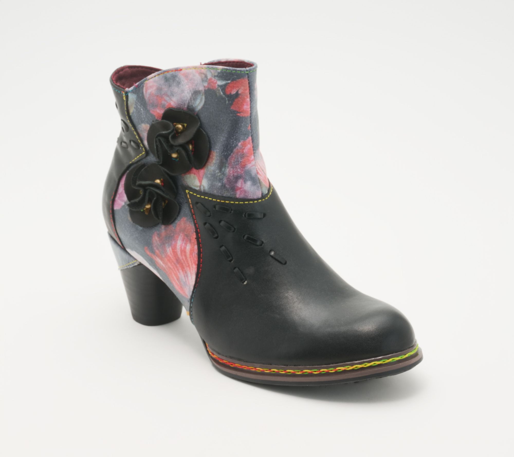L'Artiste by Spring Step Leather Heeled Boot - MyNewFave | QVC