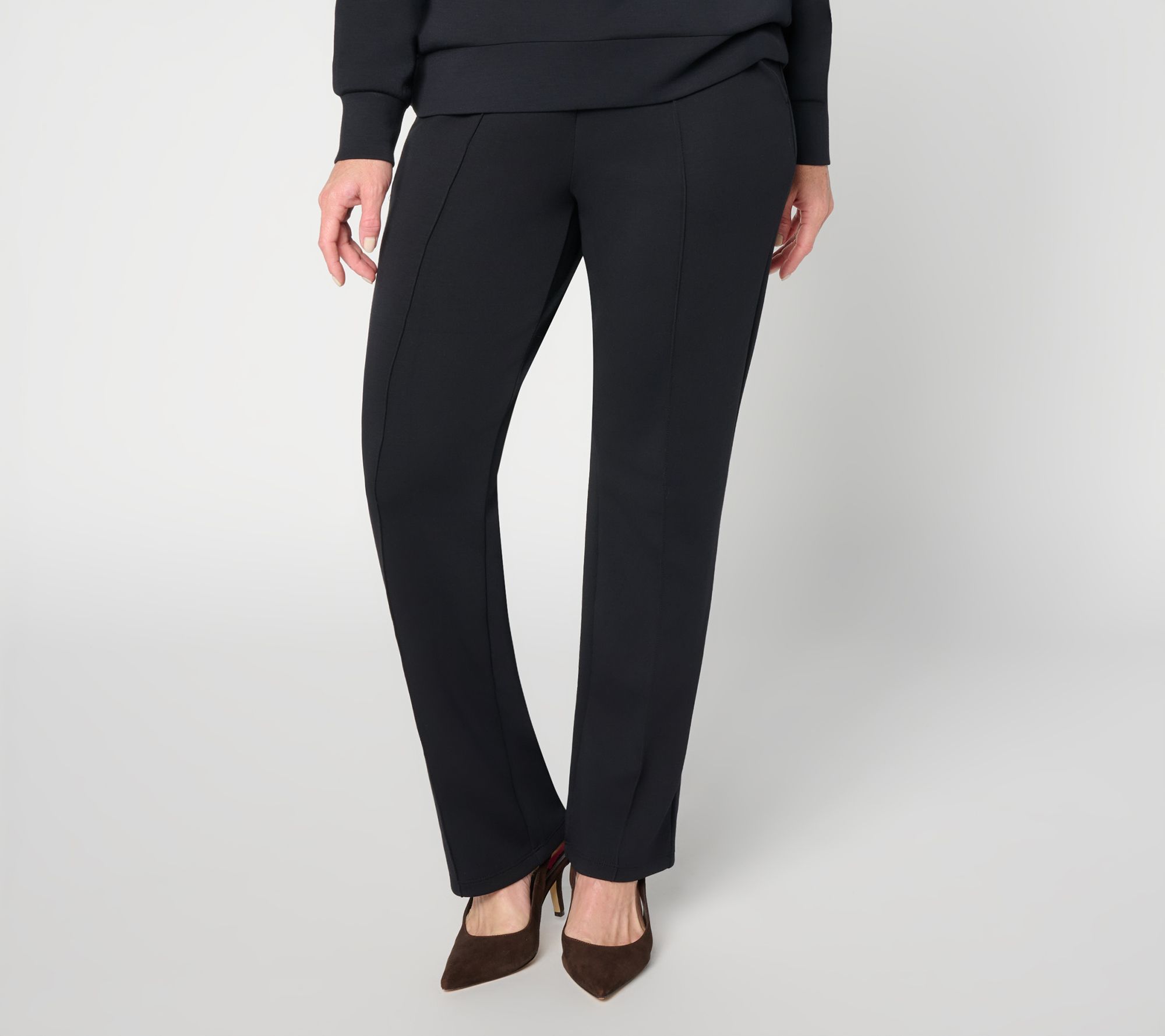 Belle by Kim Gravel Regular ScubaLuxe Seam Front Pants