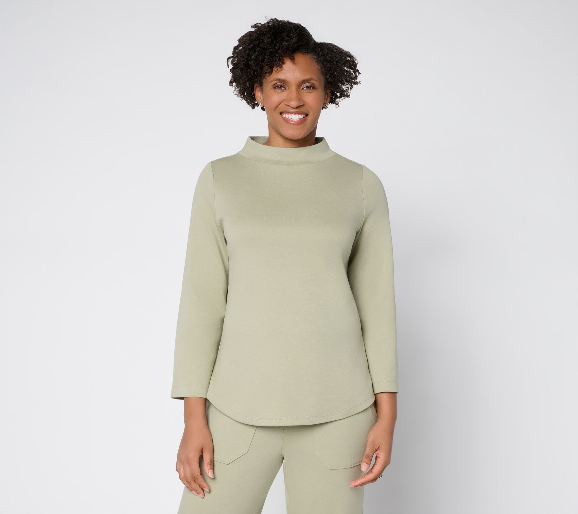 "As Is" Martha Stewart Signature Pet Skylands Knit Bracelet Top