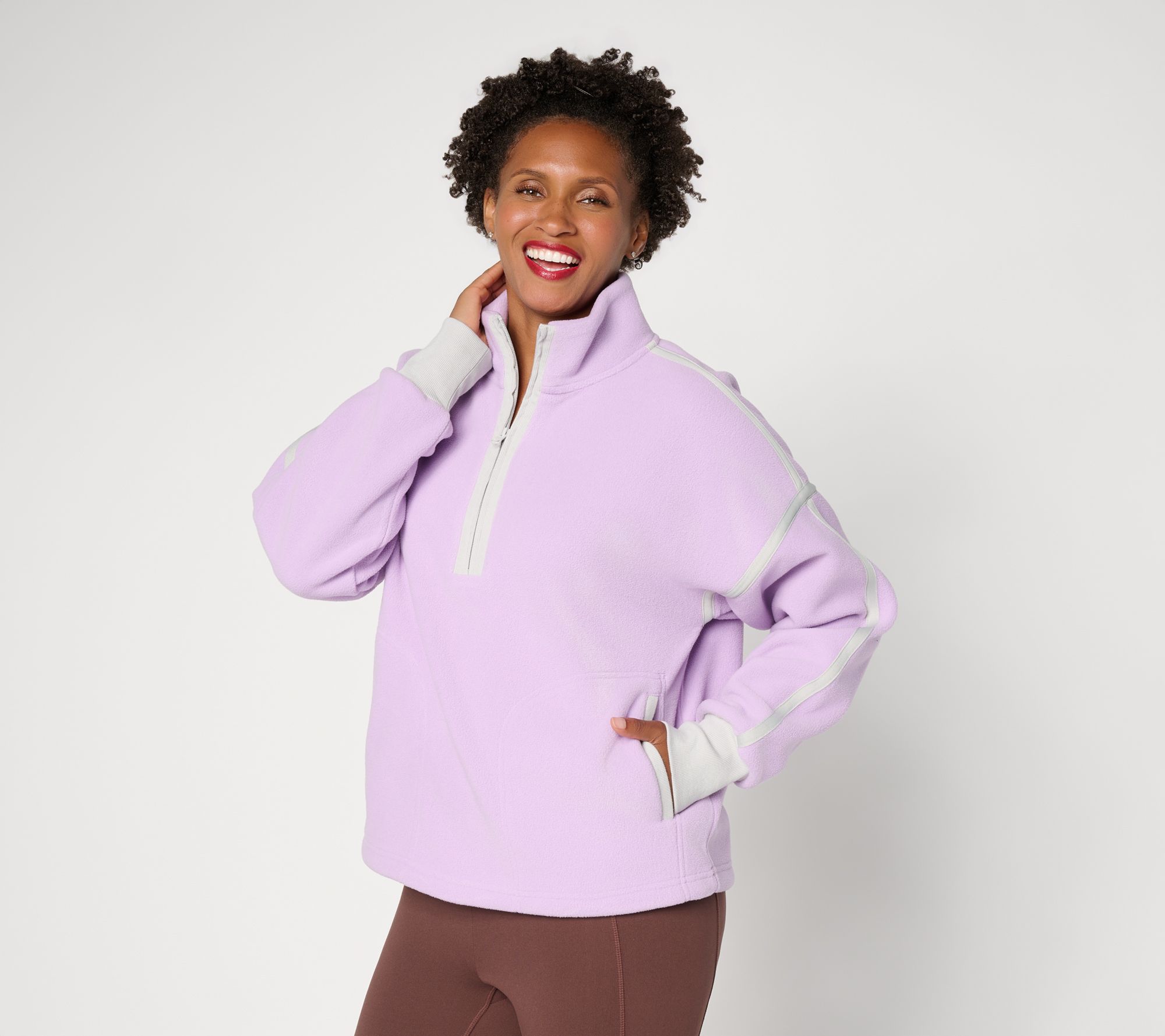 G.I.L.I Slay the Day Fleece Half Zip Pullover