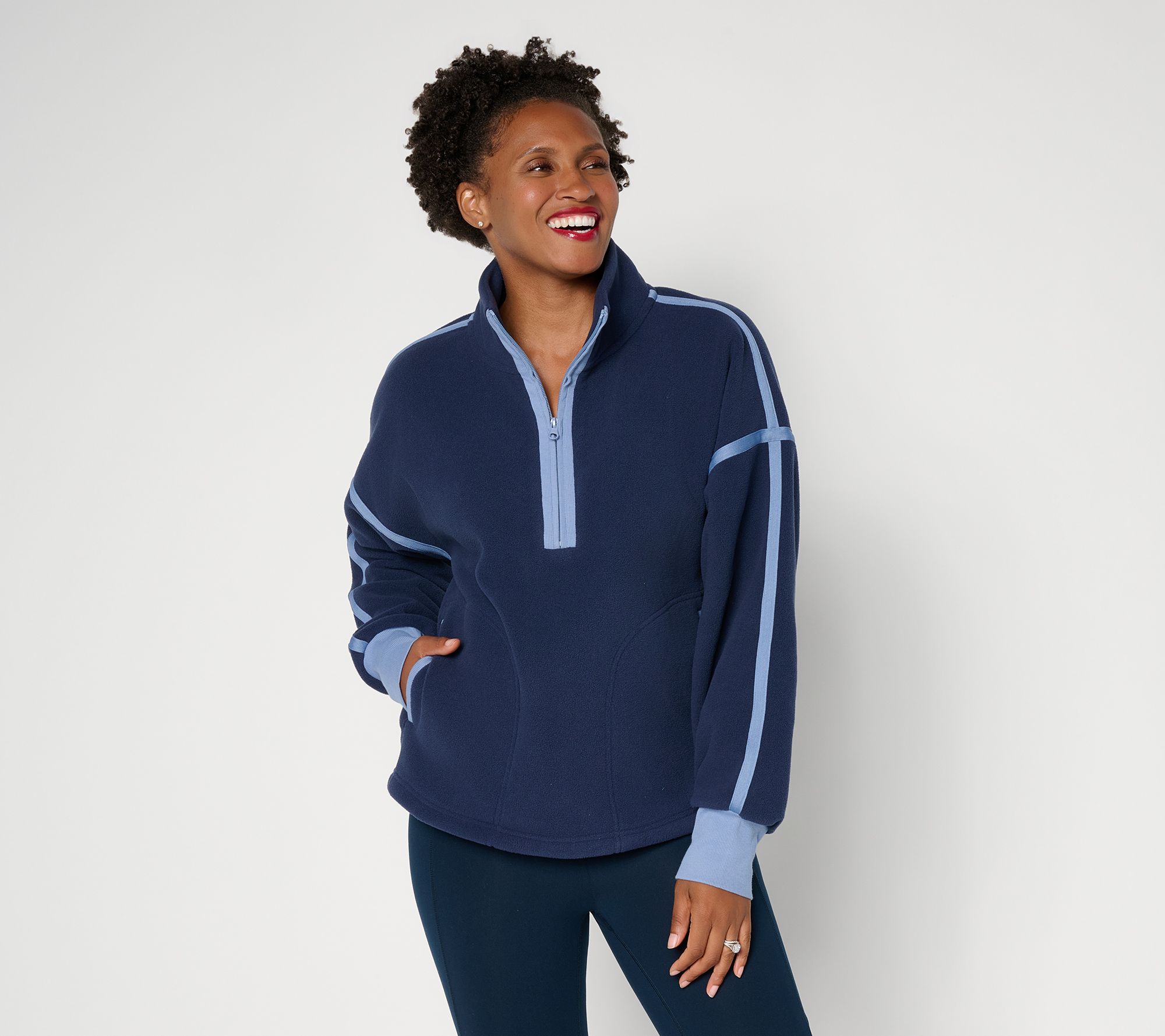 G.I.L.I Slay the Day Fleece Half Zip Pullover