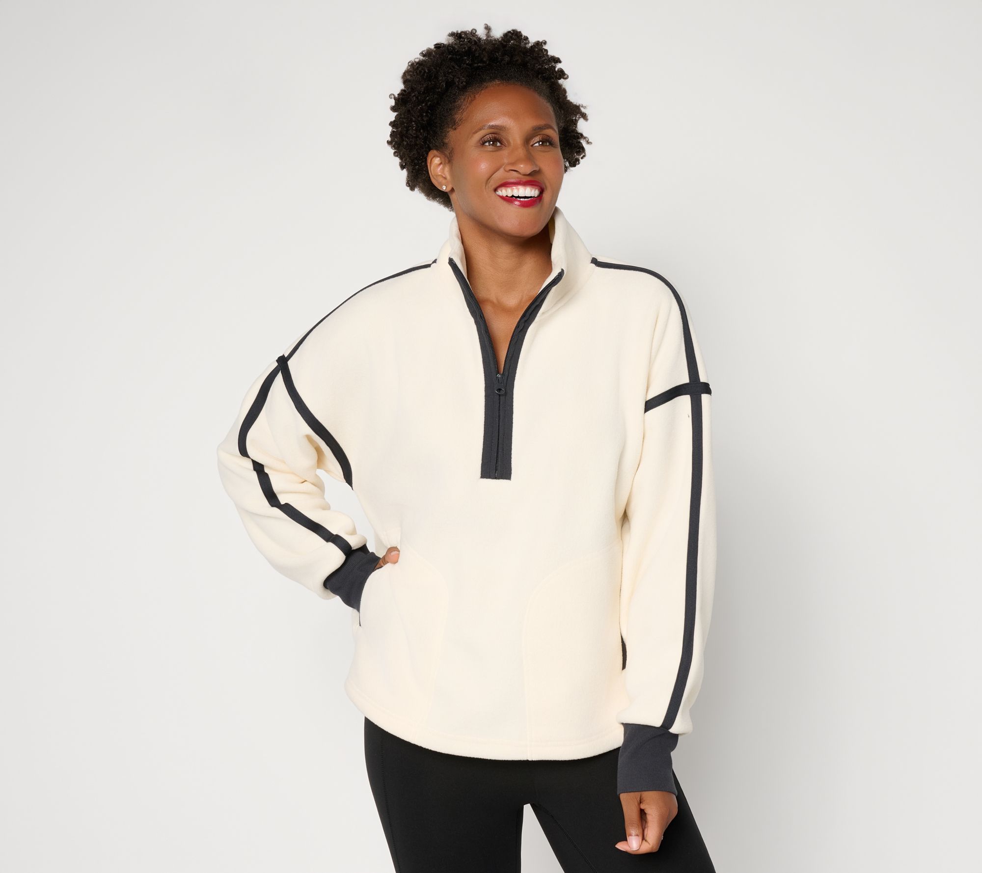 G.I.L.I Slay the Day Fleece Half Zip Pullover