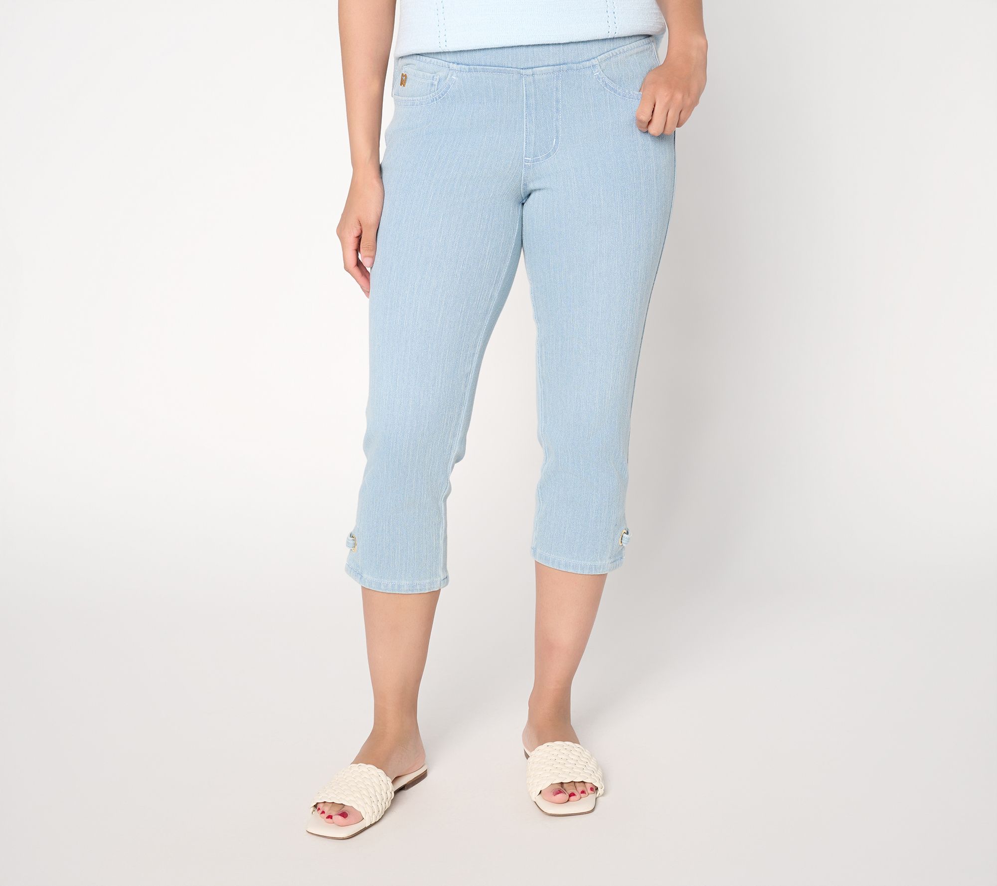 "As Is" Belle by Kim Gravel Reg Flexibelle Gold Grommet Capri