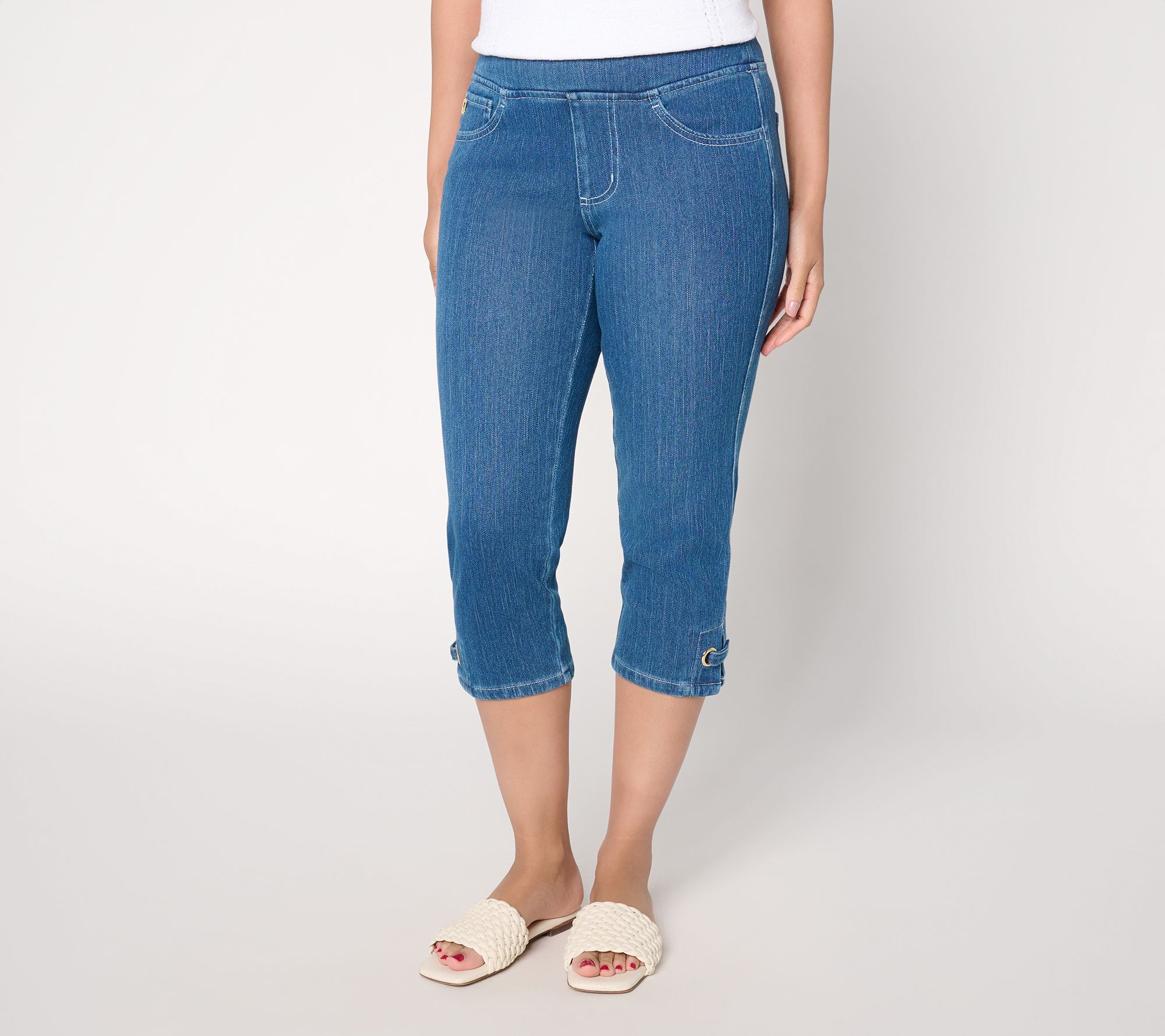 "As Is" Belle by Kim Gravel Reg Flexibelle Gold Grommet Capri