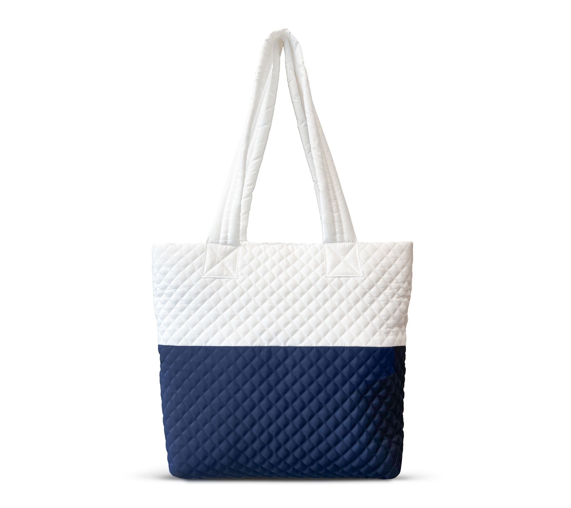  Youzey The Newport Two-Tone Quilted Tote Bag