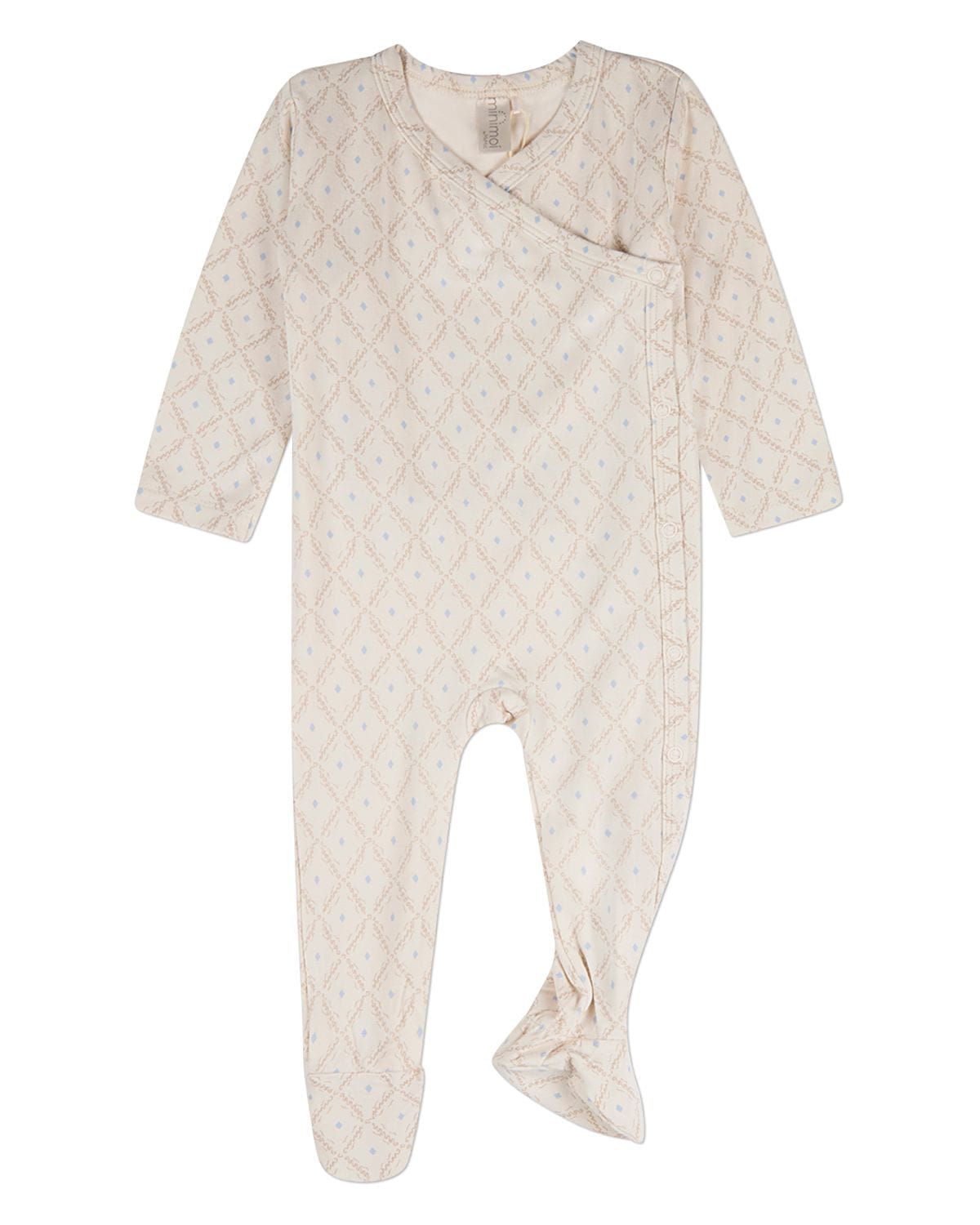 MiniMoi Harlequin Diamond All Over Print Footie