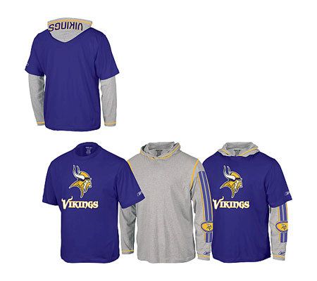 NFL Minnesota Vikings Youth Hood and T-Shirt Combo 