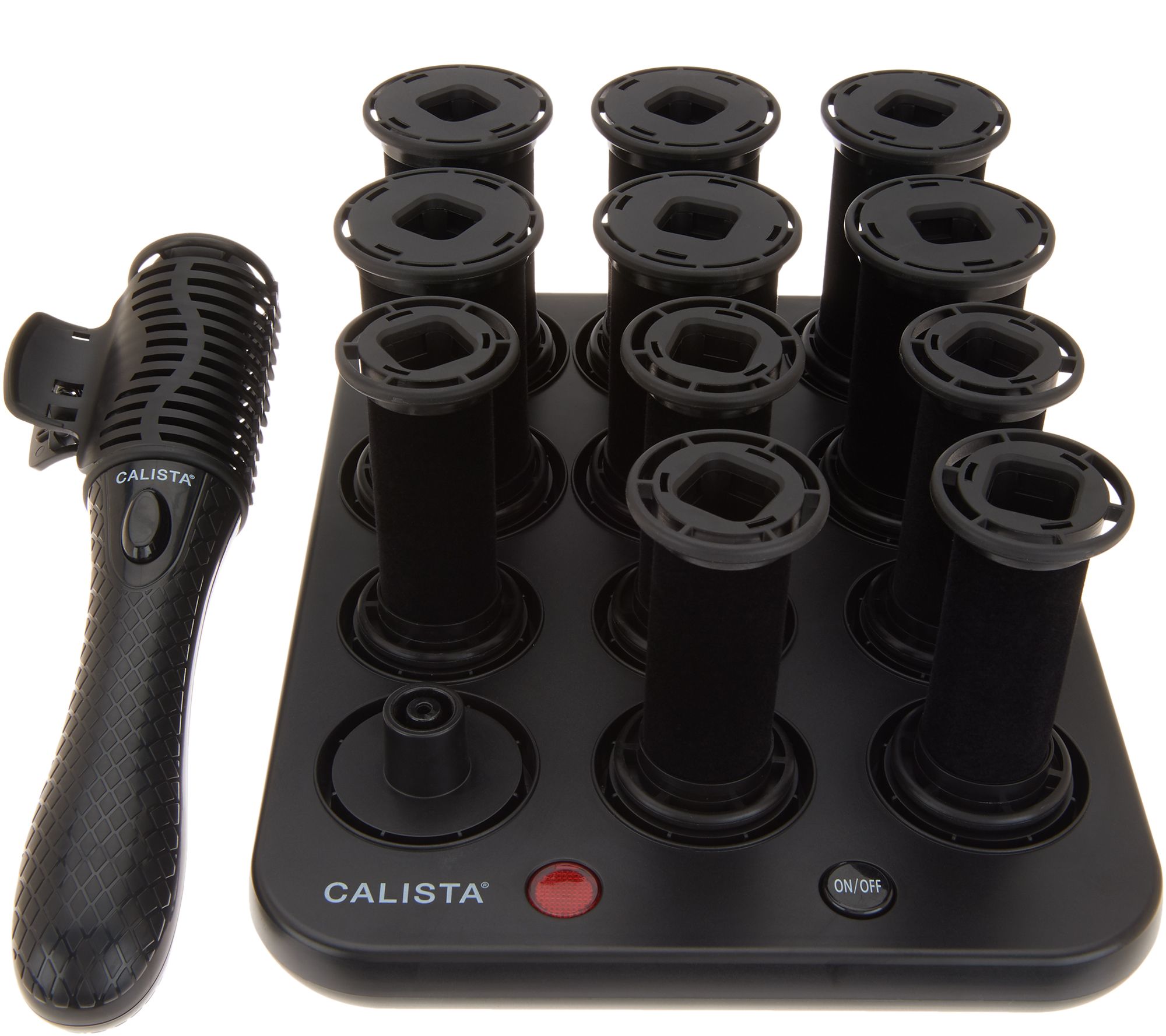 Calista Nouveau Set Of 12 Heated Rollers With Handle Page 1