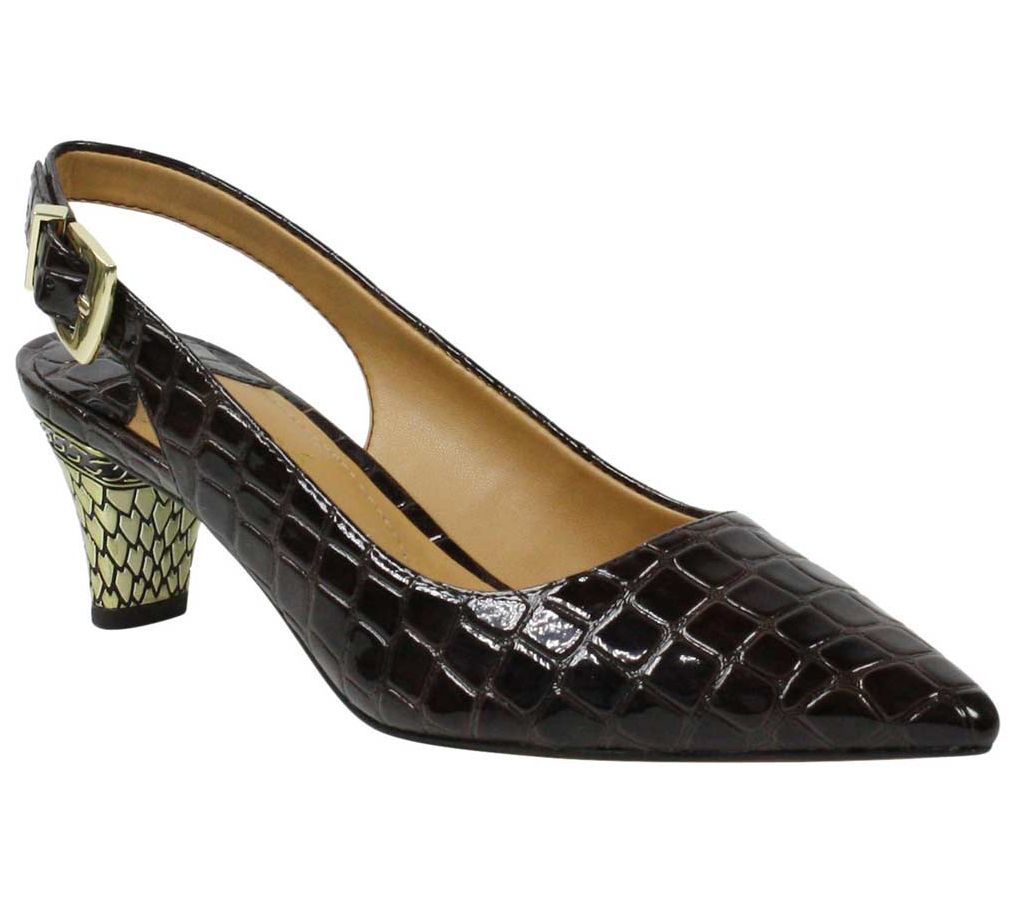 J. Renee Slingback Pumps Mayetta QVC