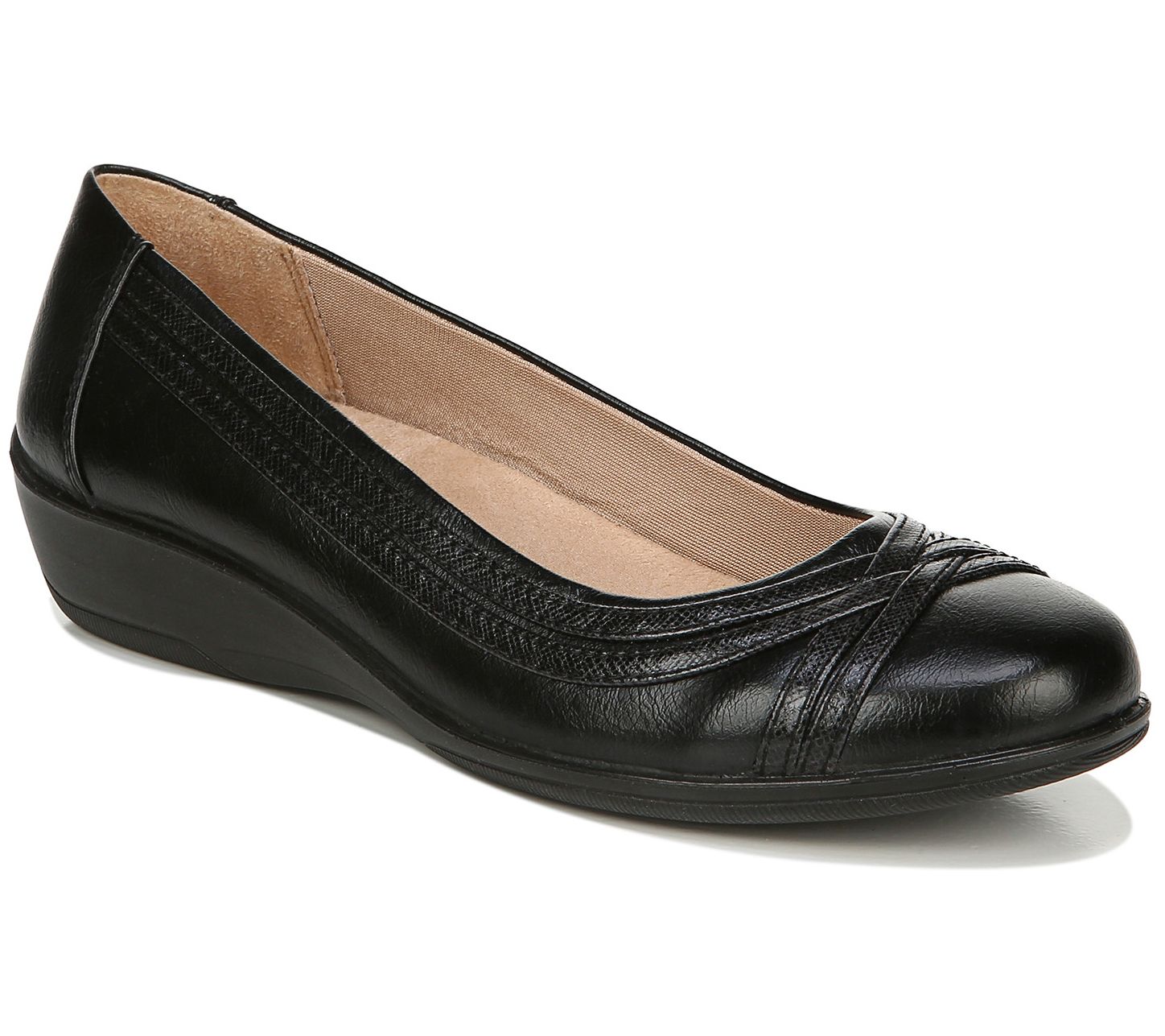 lifestride white flats