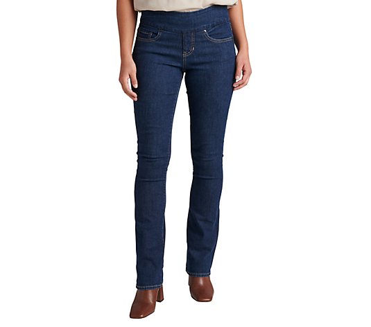 JAG Jeans Paley Mid Rise Bootcut Pull-On Jeans - Ink - QVC.com