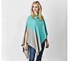Tickled Pink Colorblock Cotton Poncho, 1 of 4