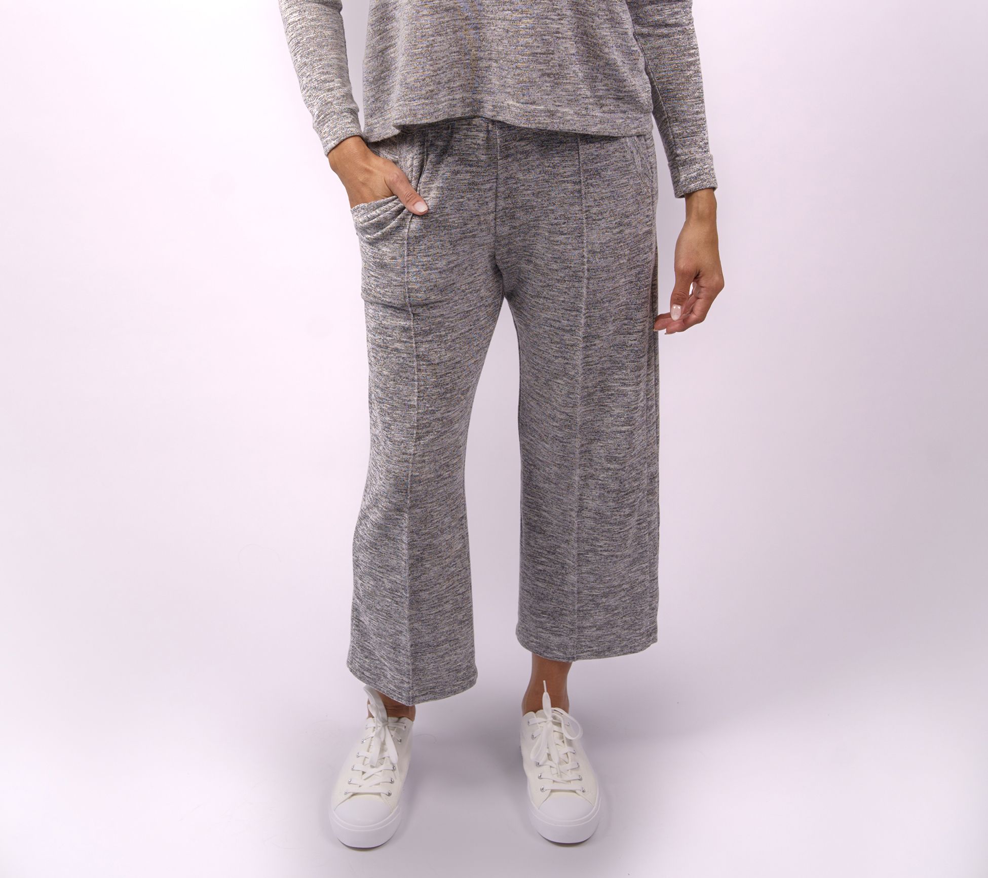 SPARKIES Adaptive Wide Leg Pants w/ Side Seam O penings on Hip
