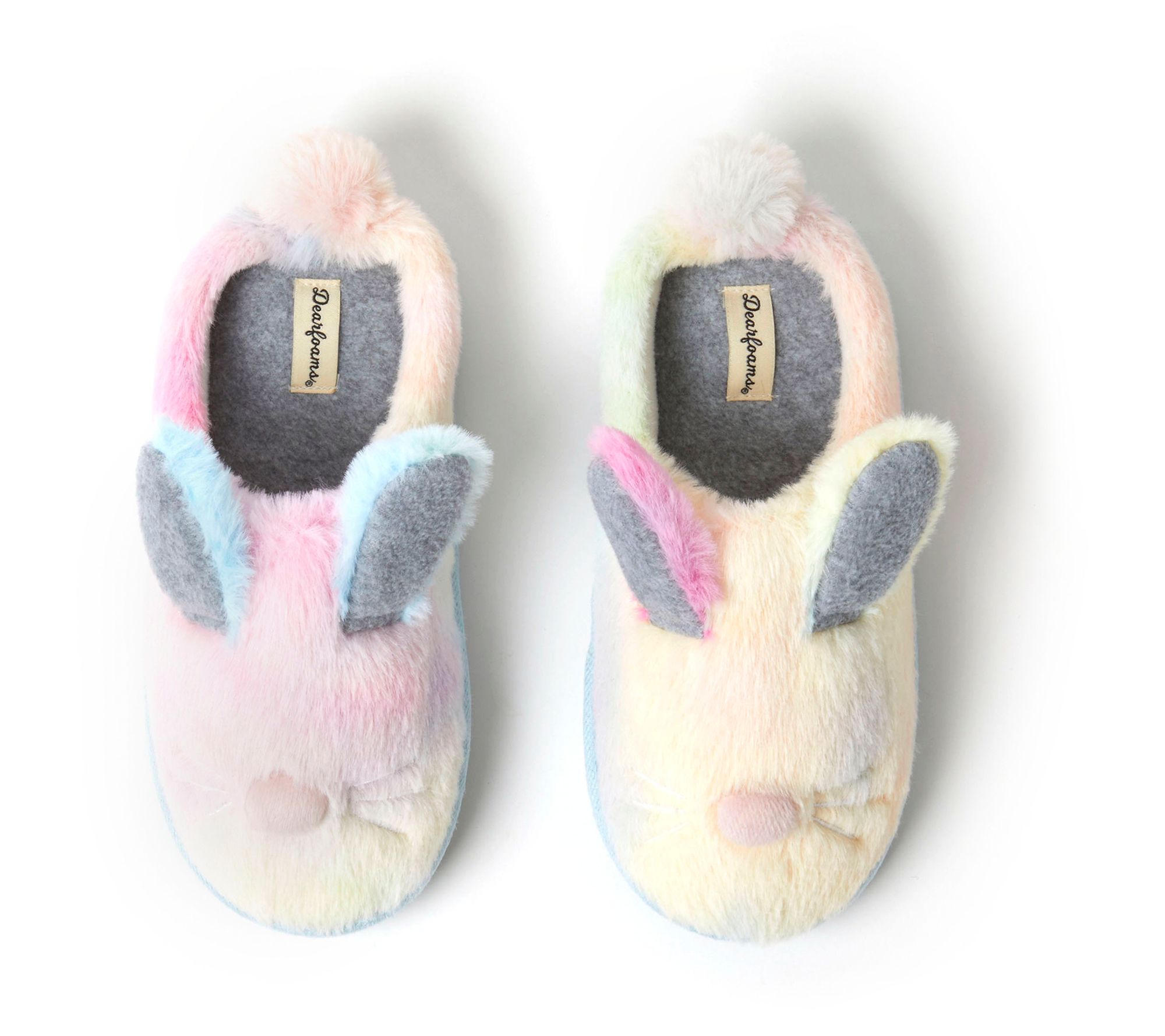 Dearfoams Women's Matching Family Reindeer Scuff Slipper - QVC.com