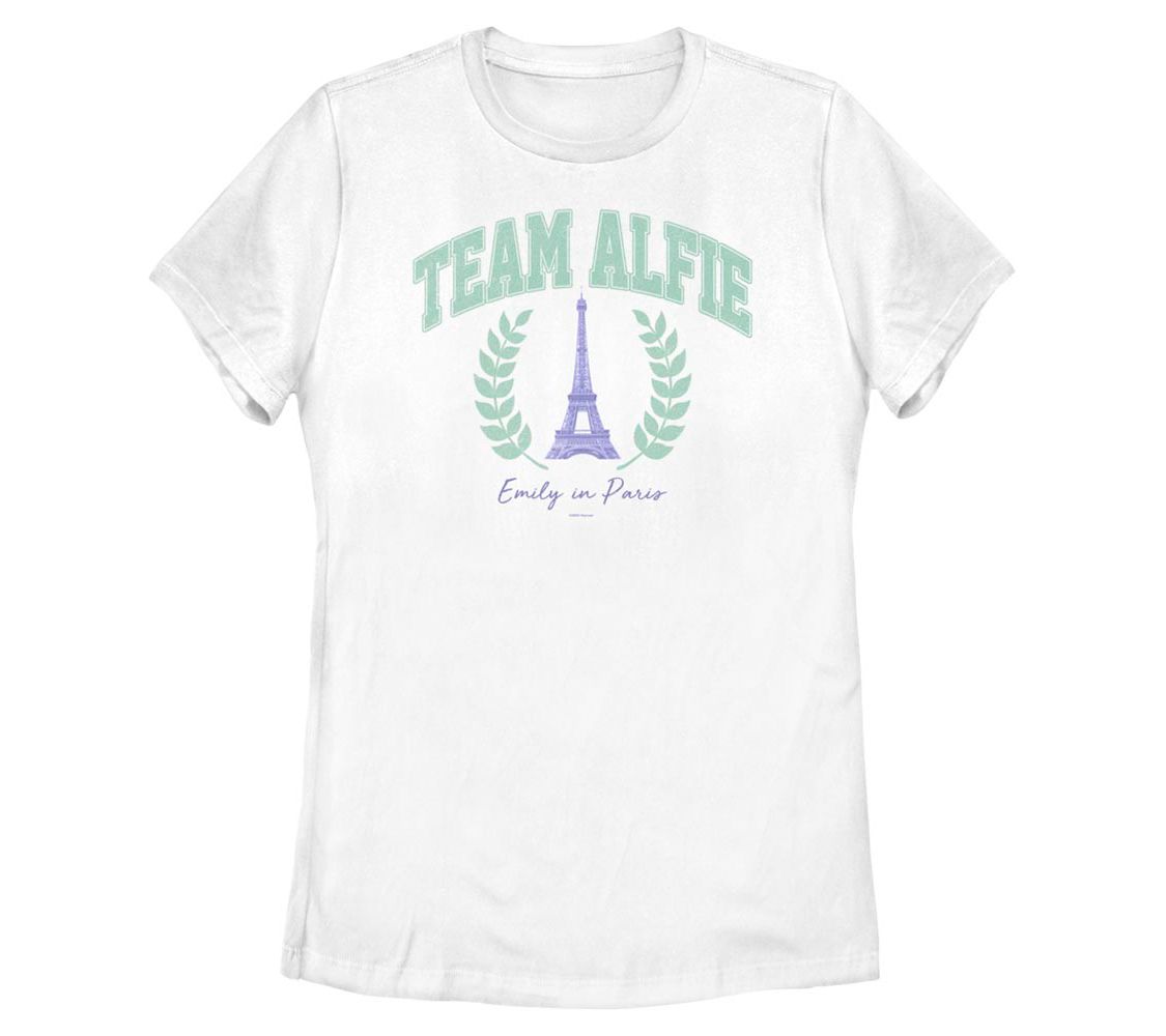 Fifth Sun Women's Emily in Paris Team Alfie Tee - QVC.com