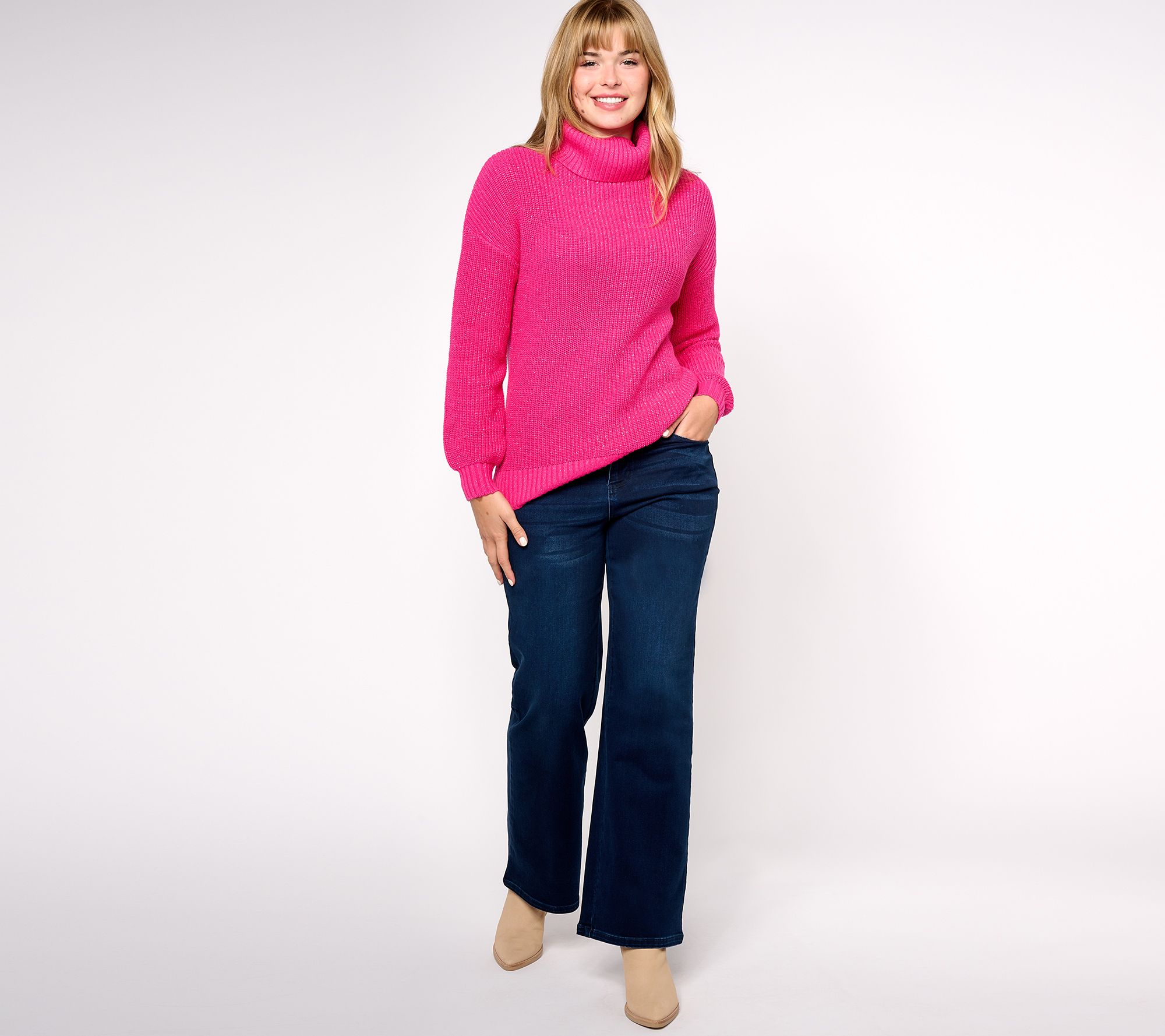 Qvc deals turtleneck sweaters