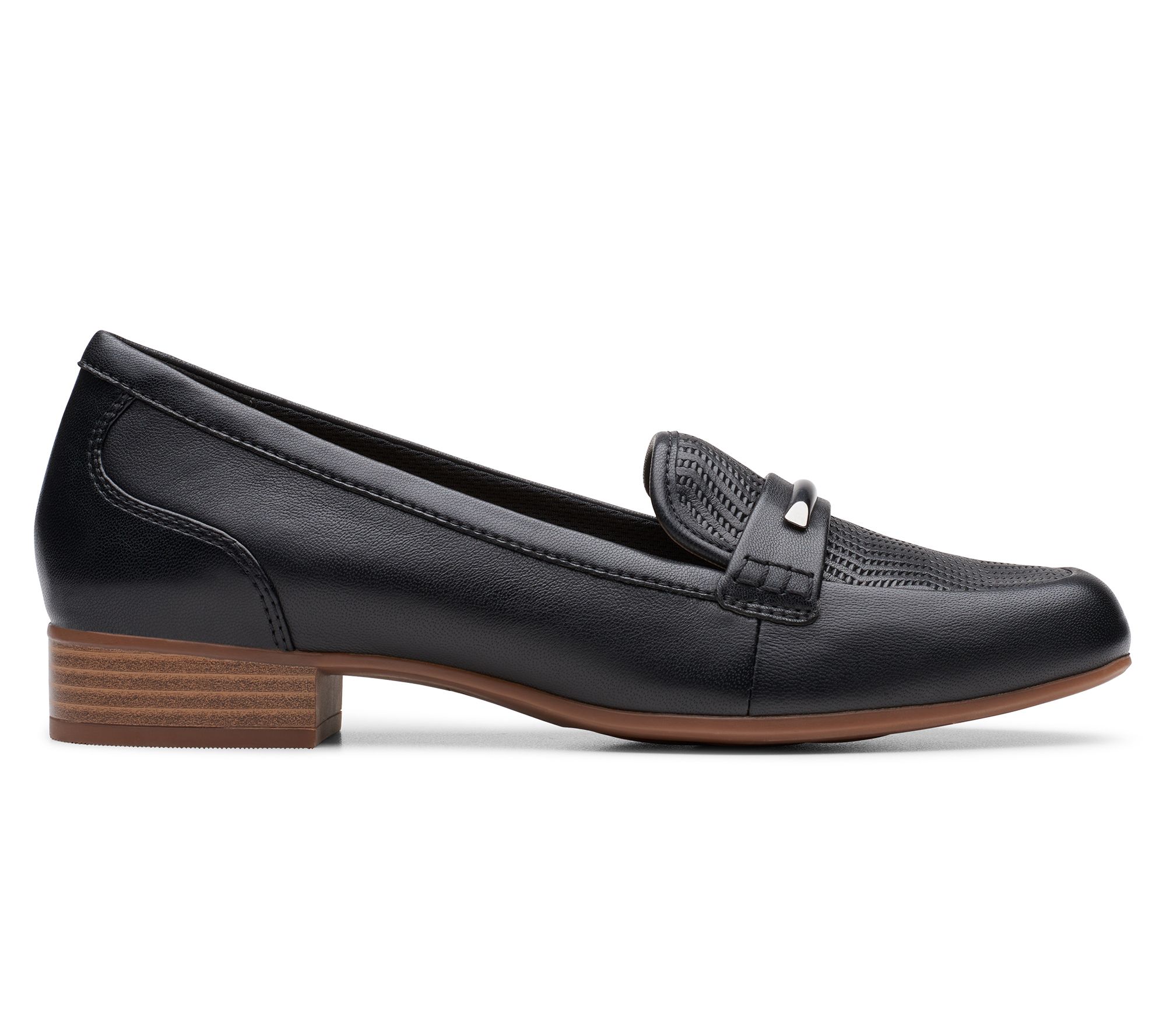 Clarks Collection Leather Loafer Juliet Aster - QVC.com