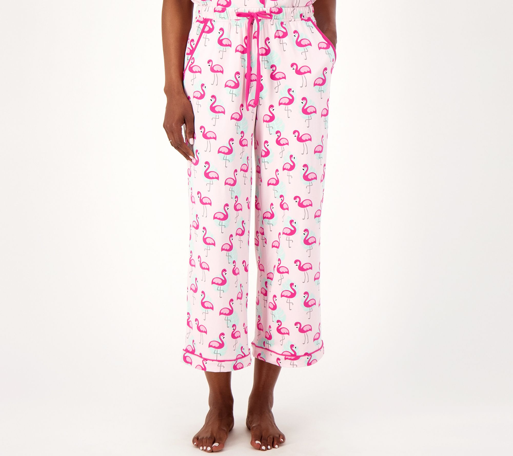 "As Is" MUK LUKS Cloud Knit Cropped Pants