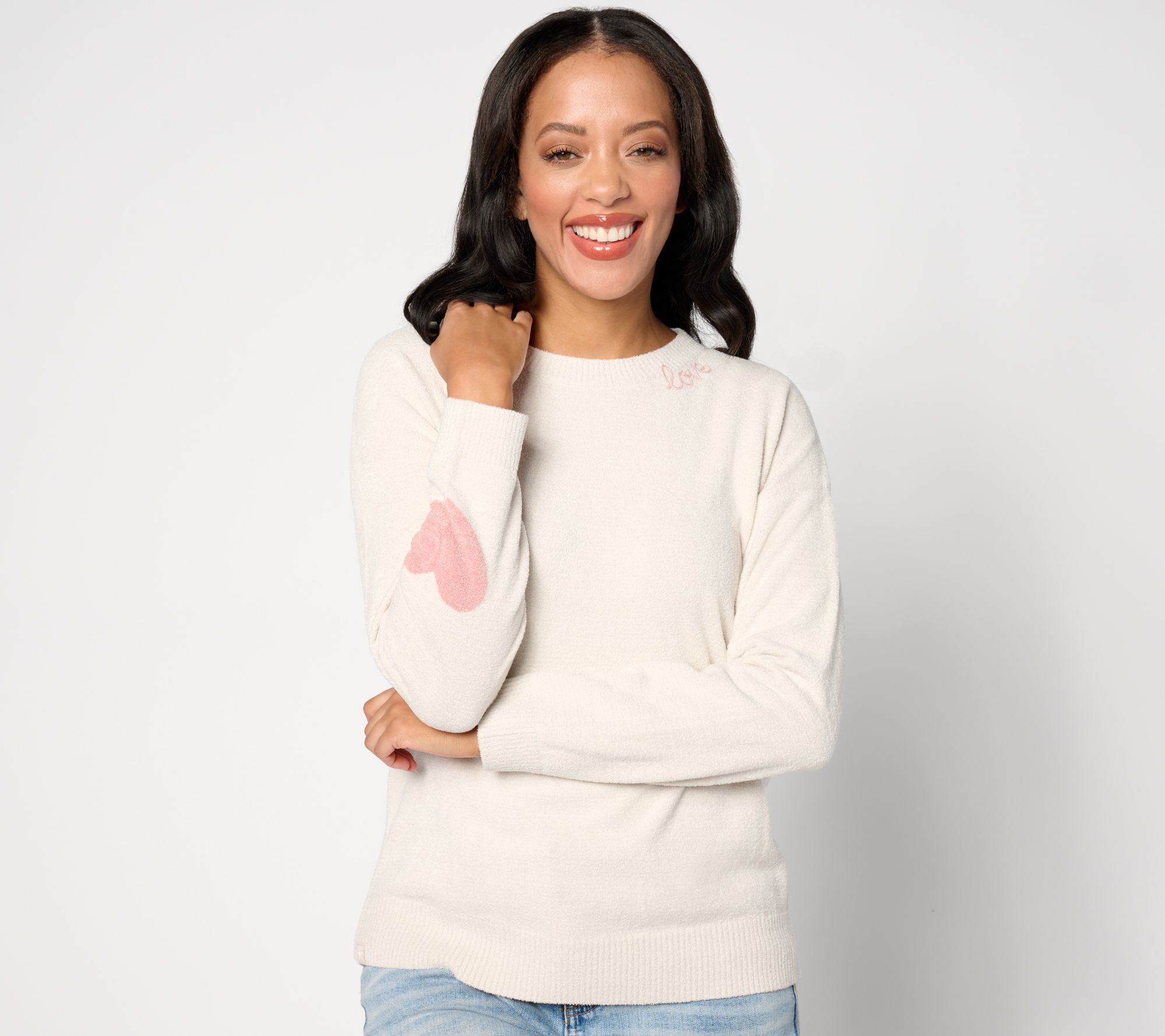 Barefoot Dreams CozyChic Ultra Lite Love Crewneck