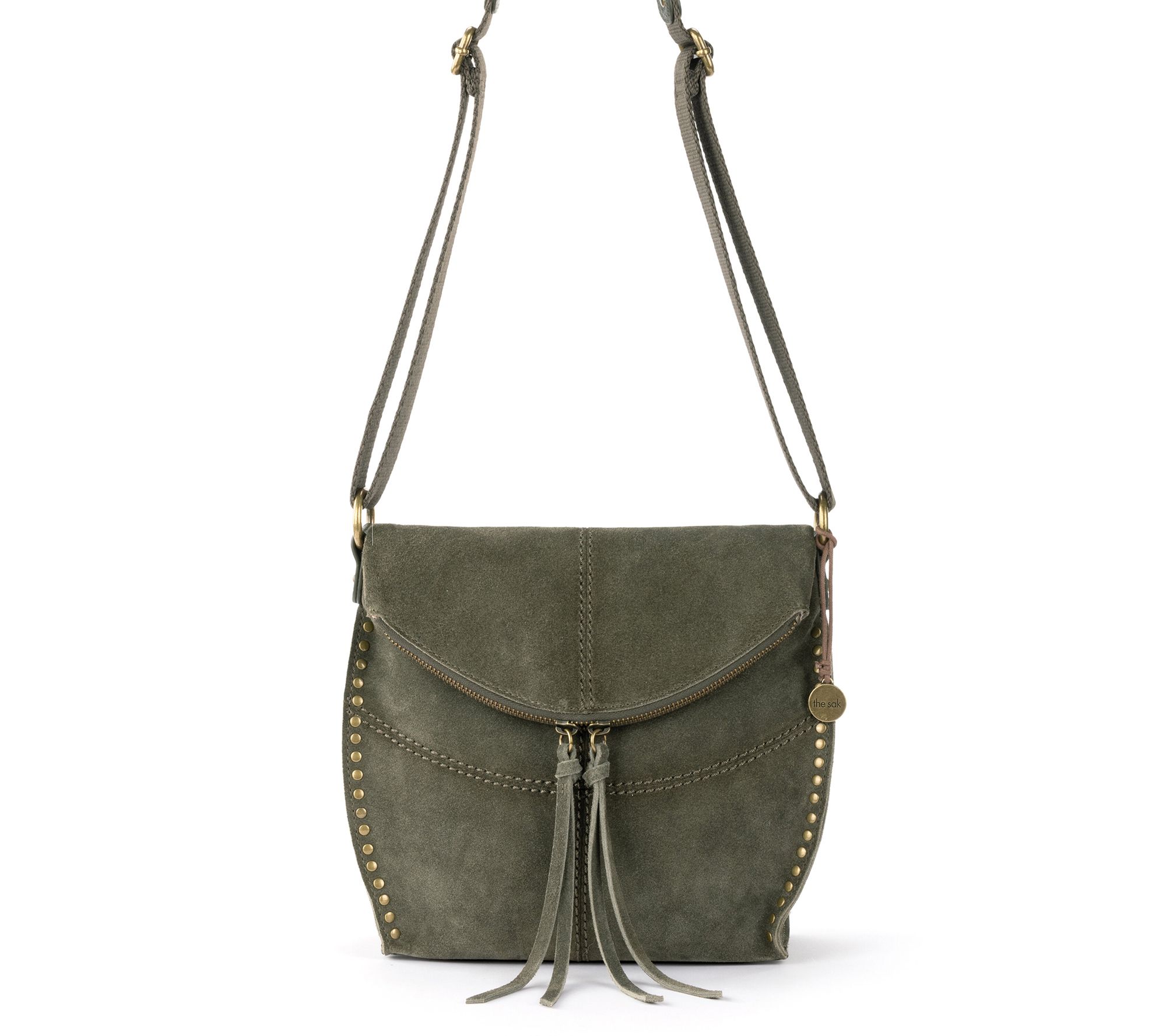 The Sak Silverlake Leather Zip Crossbody Bag