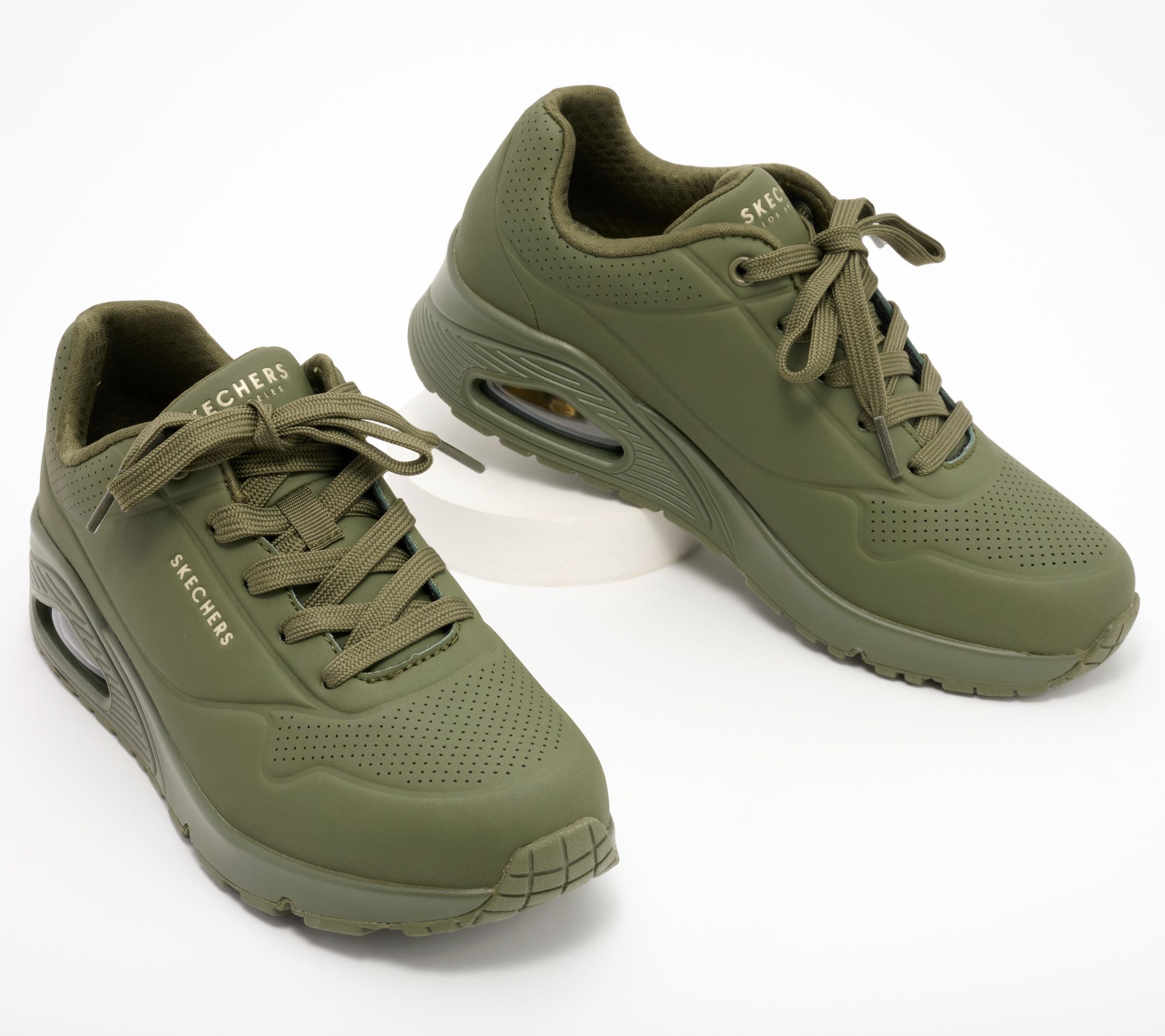 "As Is" Skechers Uno Lace-Up Sneakers- Stand On Air