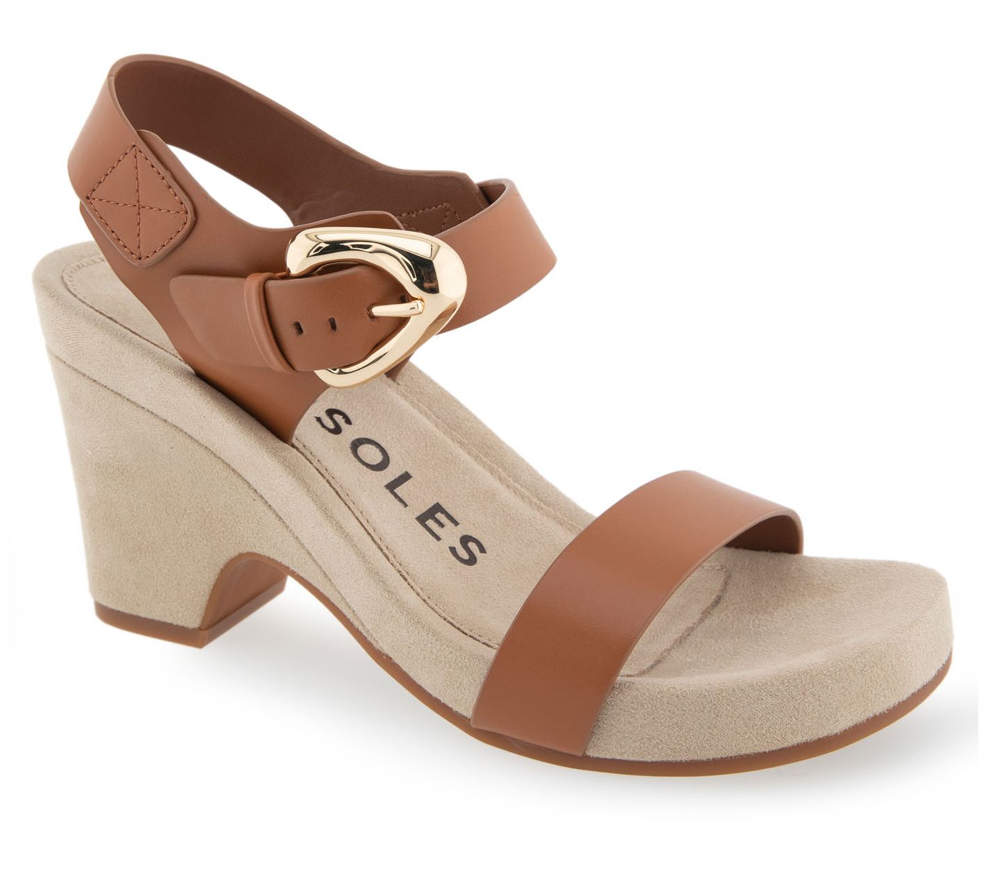 Aerosoles Wedge Sandals - Meyer - QVC.com