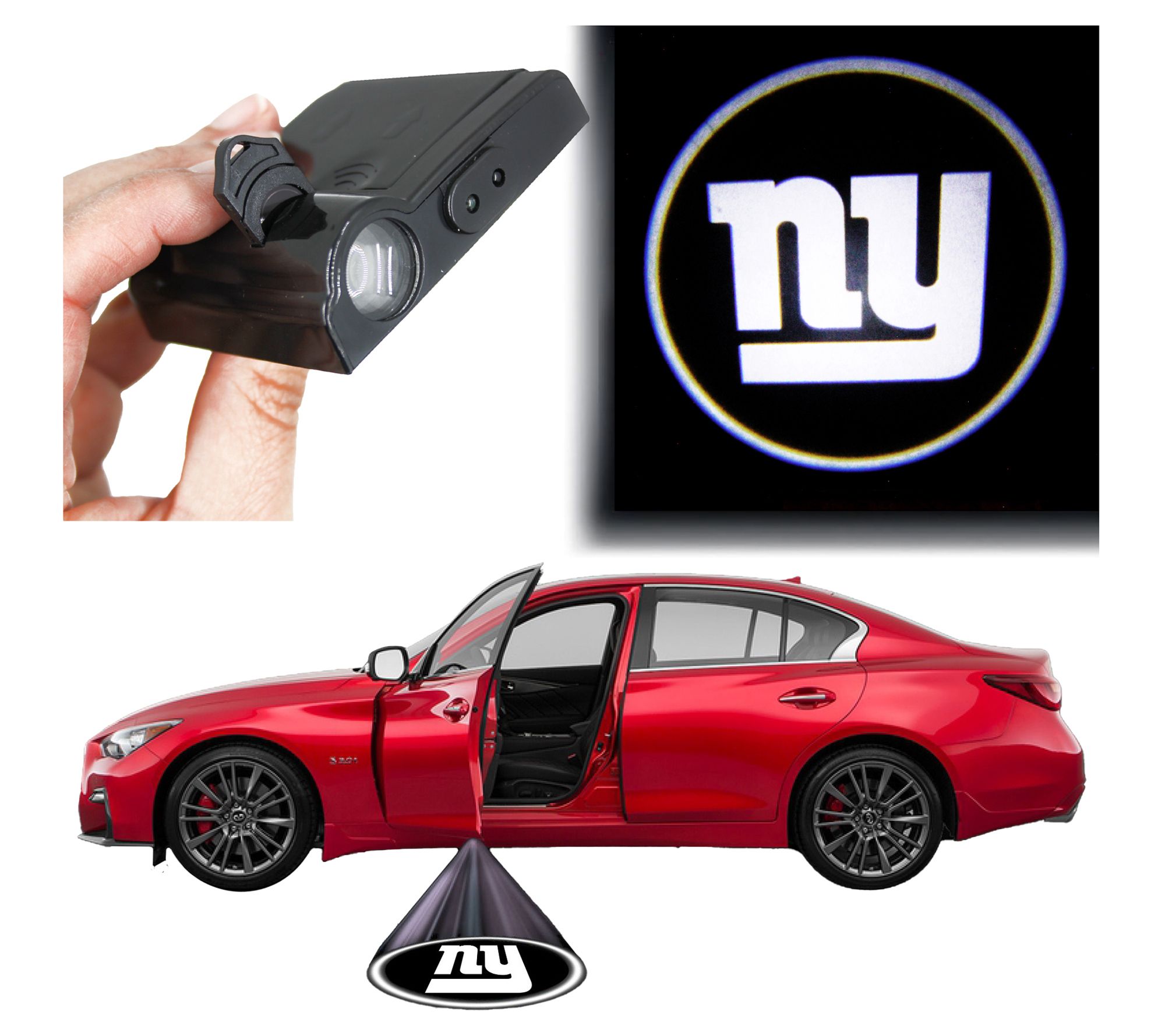 NFL Officially Licensed Sporticulture 2PK Team LED Door Light