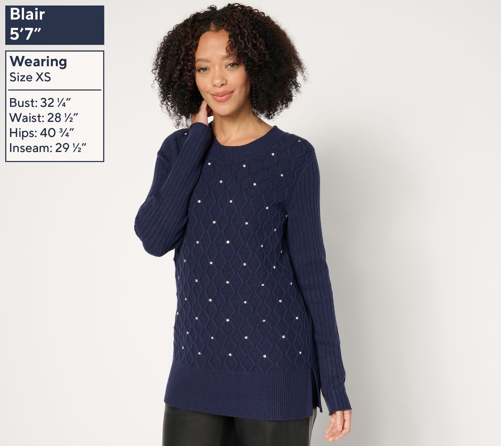 Qvc tunic sweaters best sale