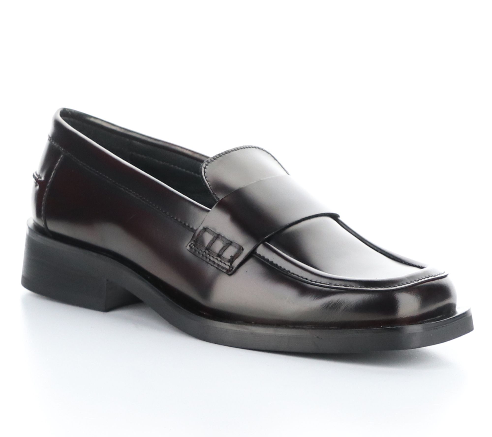 Bos. & Co. Leather Slip On Loafers- Emily