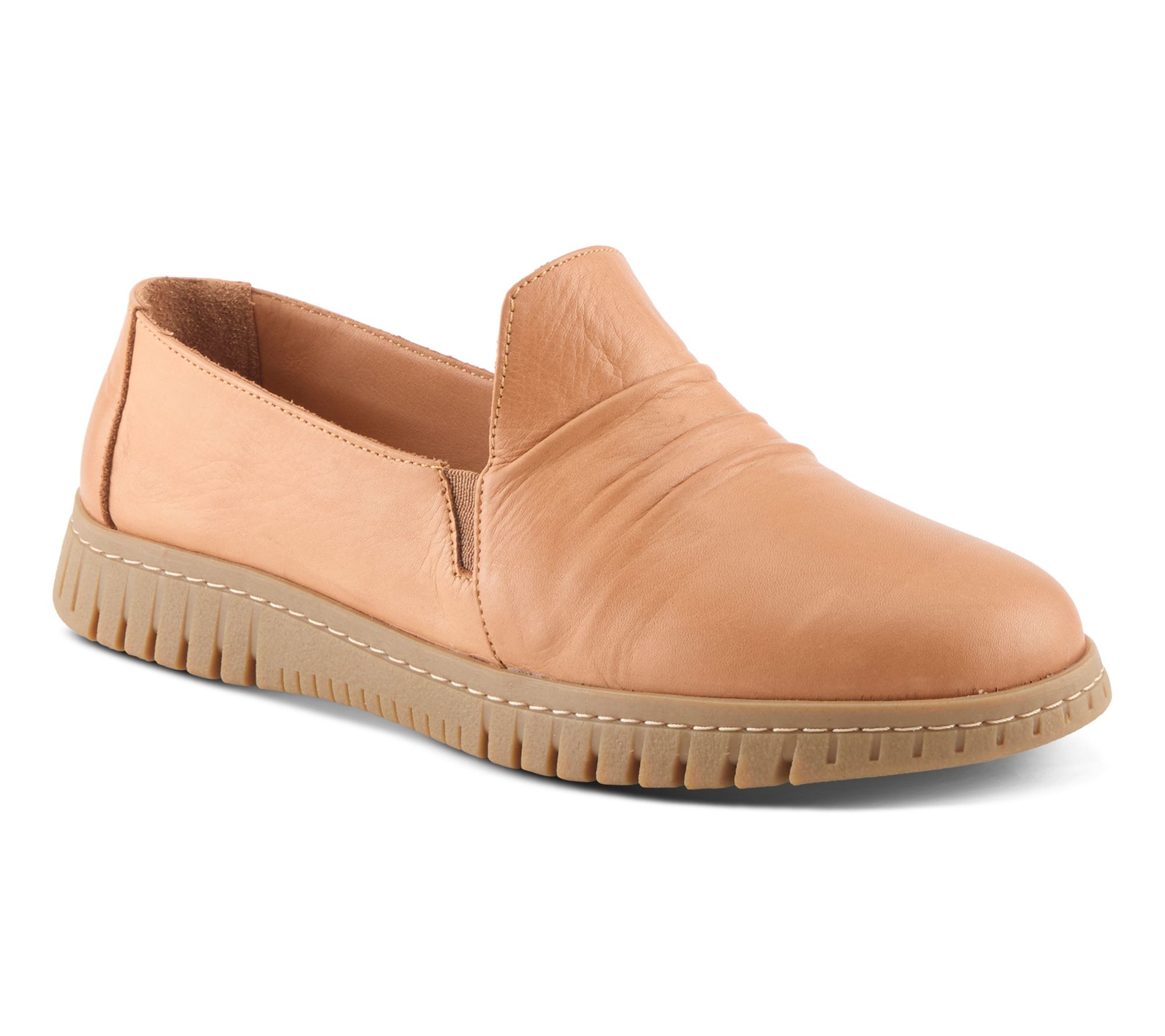 Spring Step Flexible Leather Slip-Ons - Patton