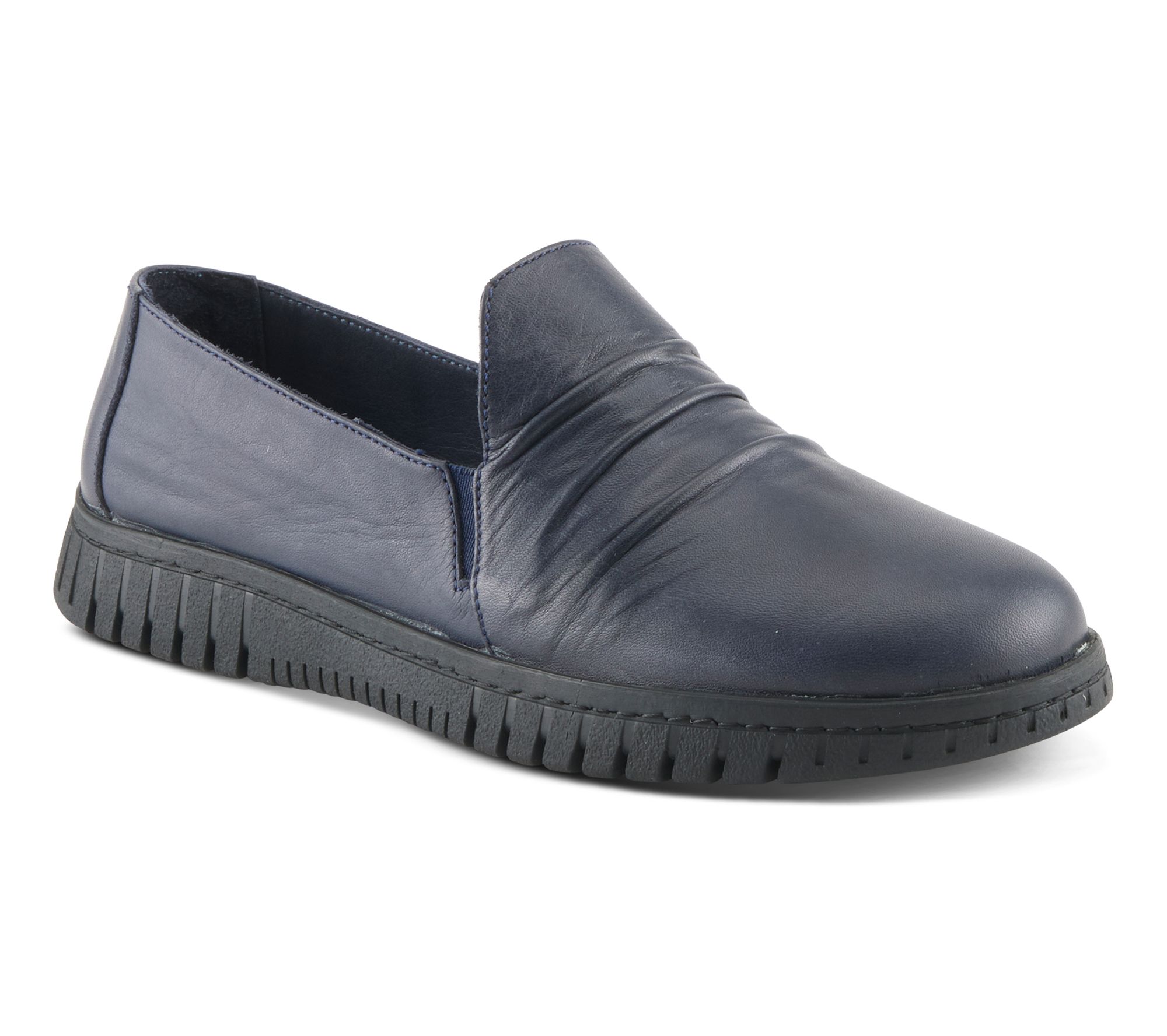 Spring Step Flexible Leather Slip-Ons - Patton