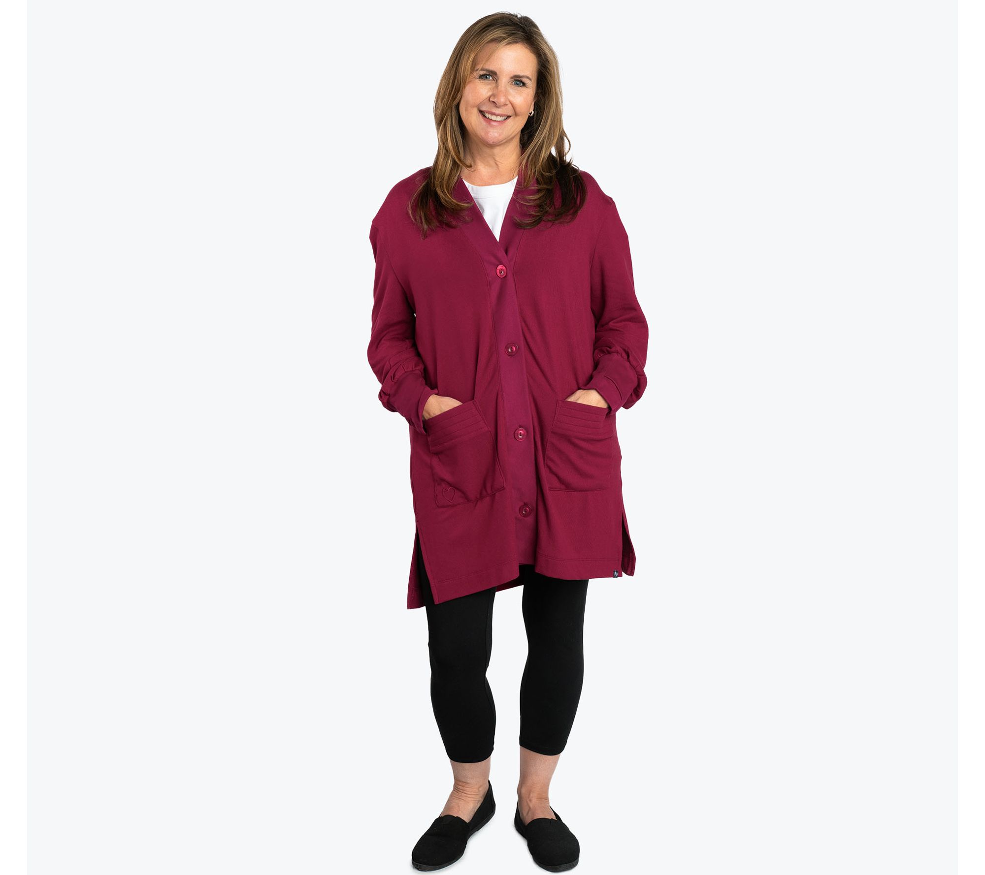 Lug Lounge Button Sweater Knit Cardigan - Dolly