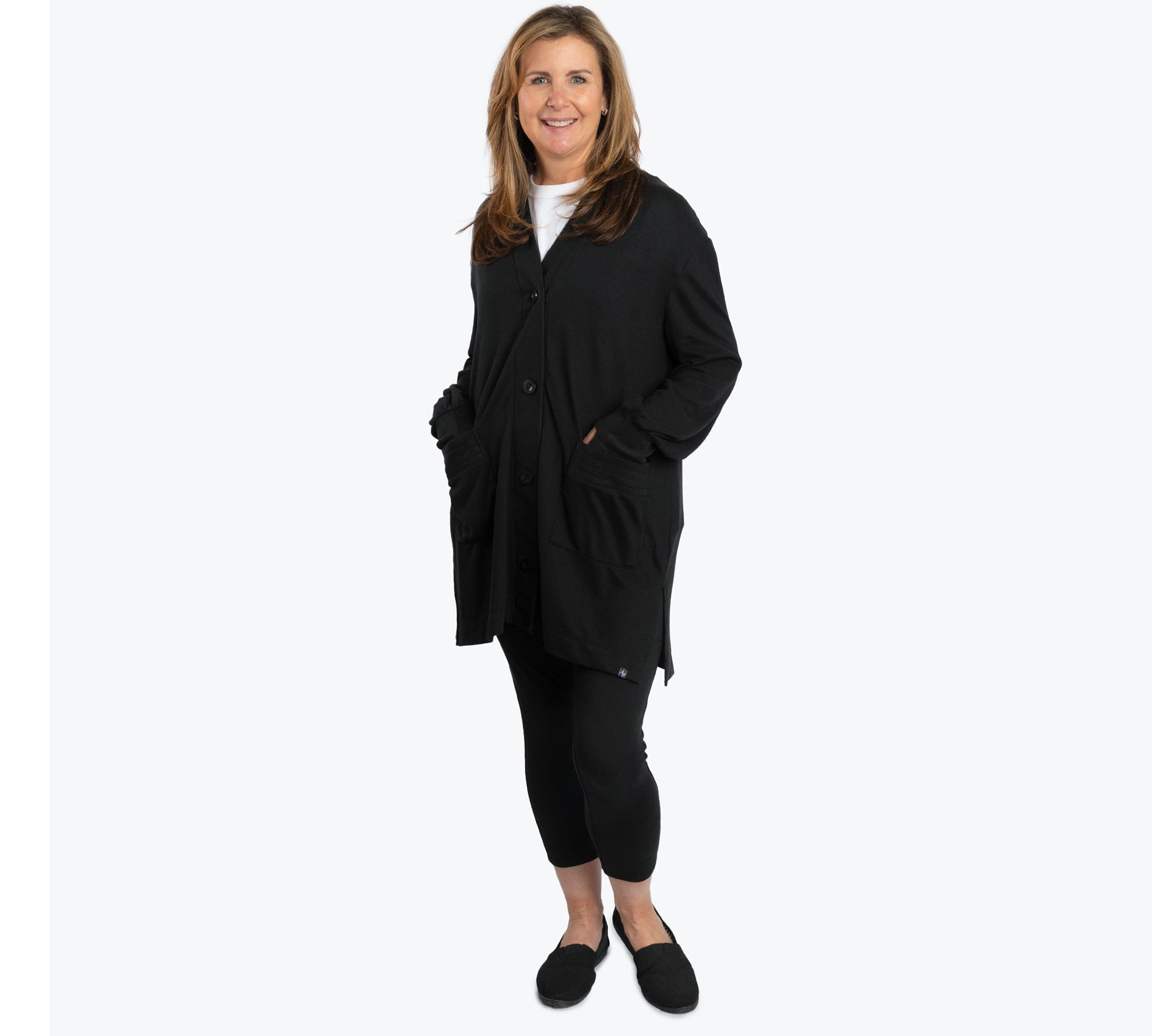 Lug Lounge Button Sweater Knit Cardigan - Dolly