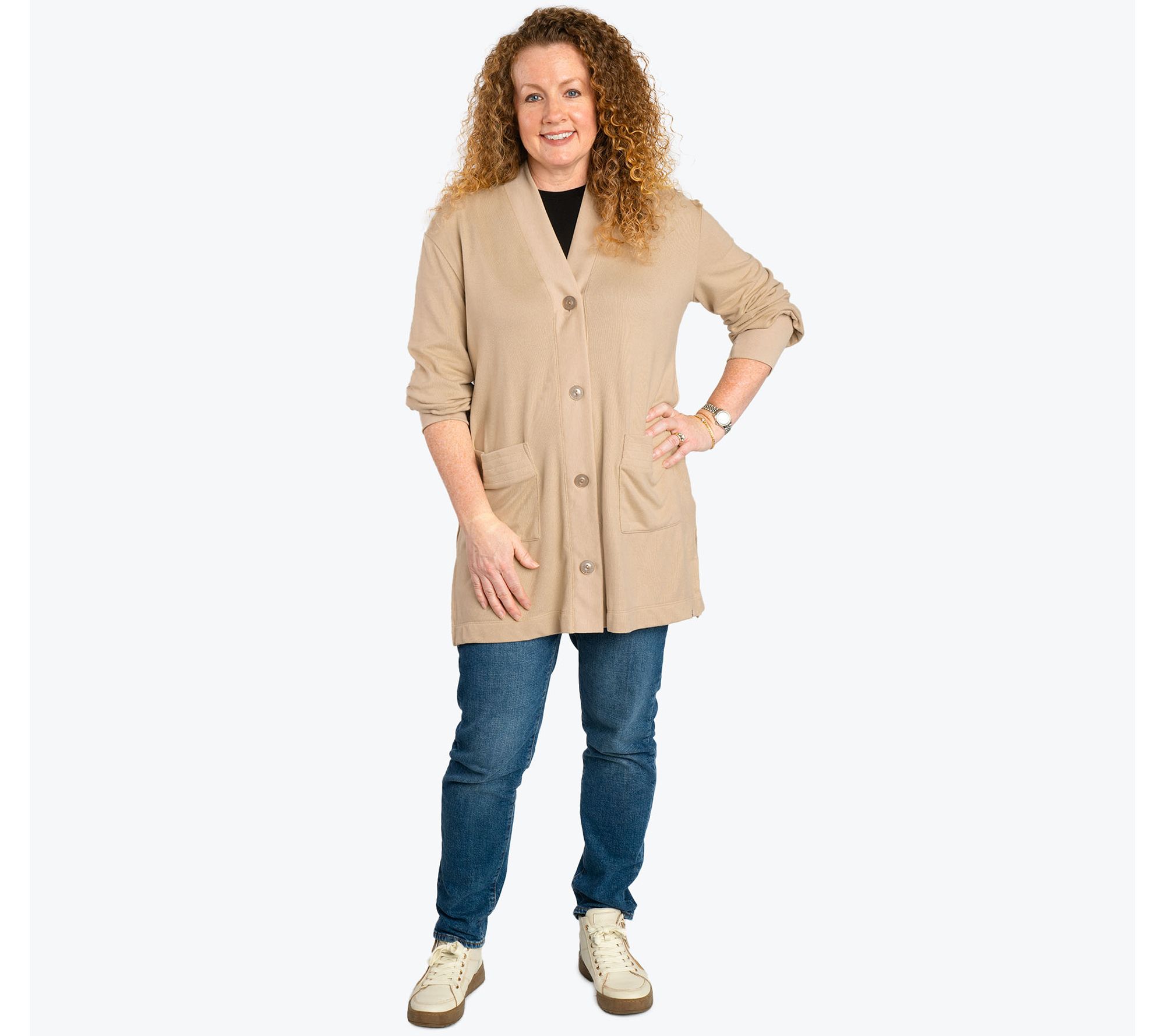 Lug Lounge Button Sweater Knit Cardigan - Dolly